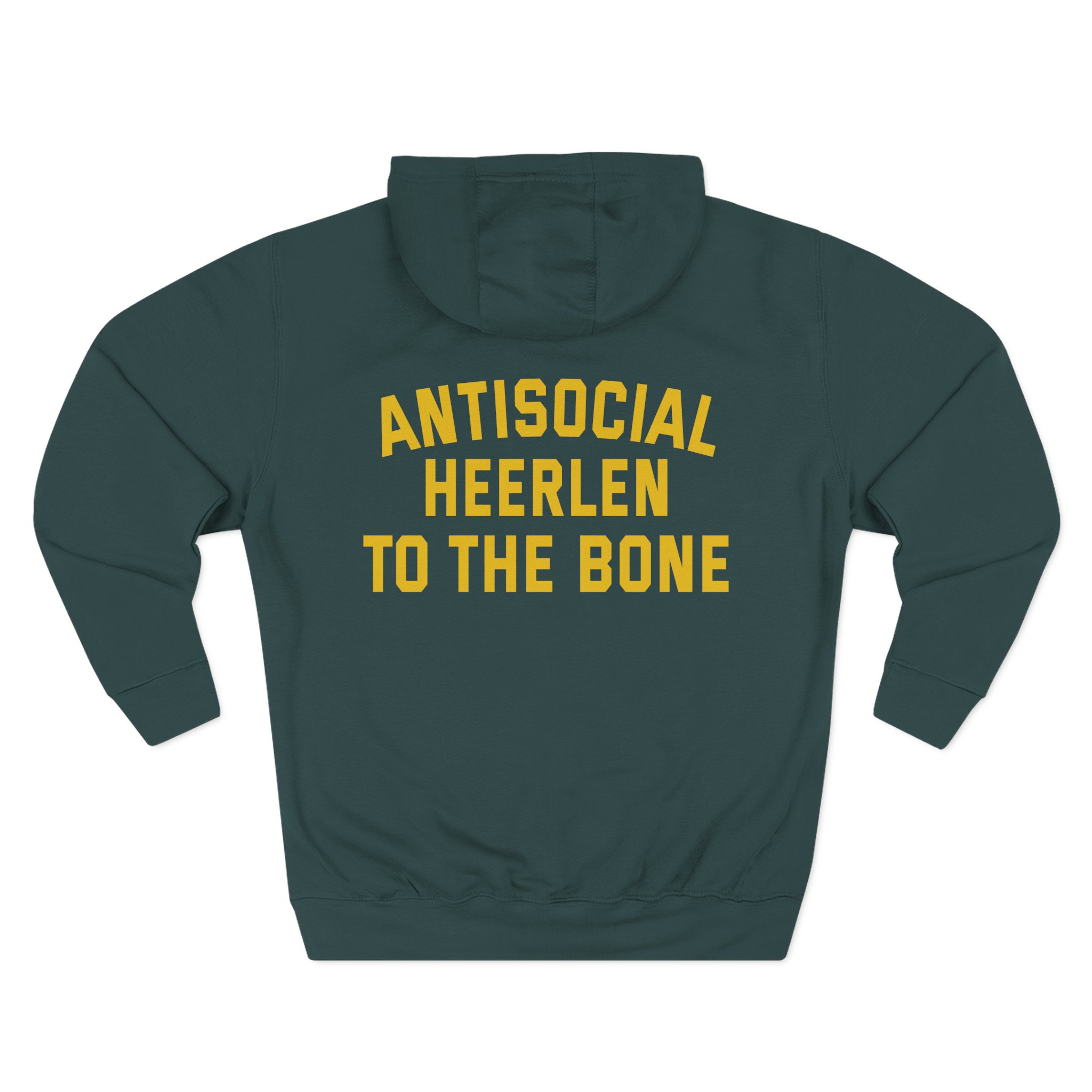 Born From Pain Antisocial Three-Panel Fleece Hoodie