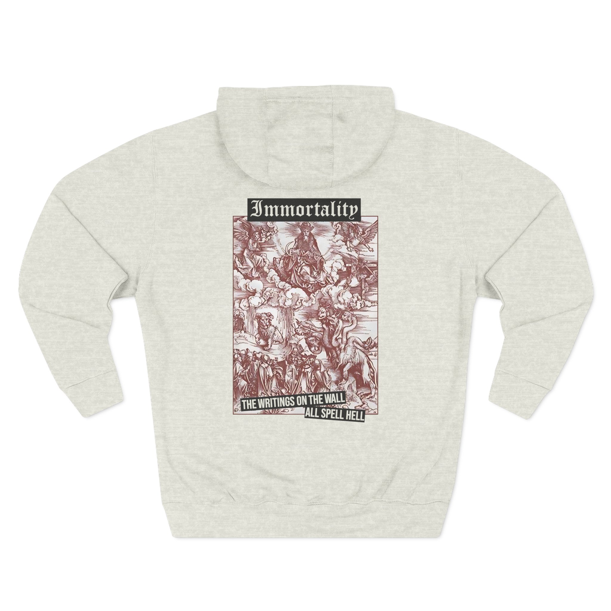 Born From Pain Immortality Three-Panel Fleece Hoodie