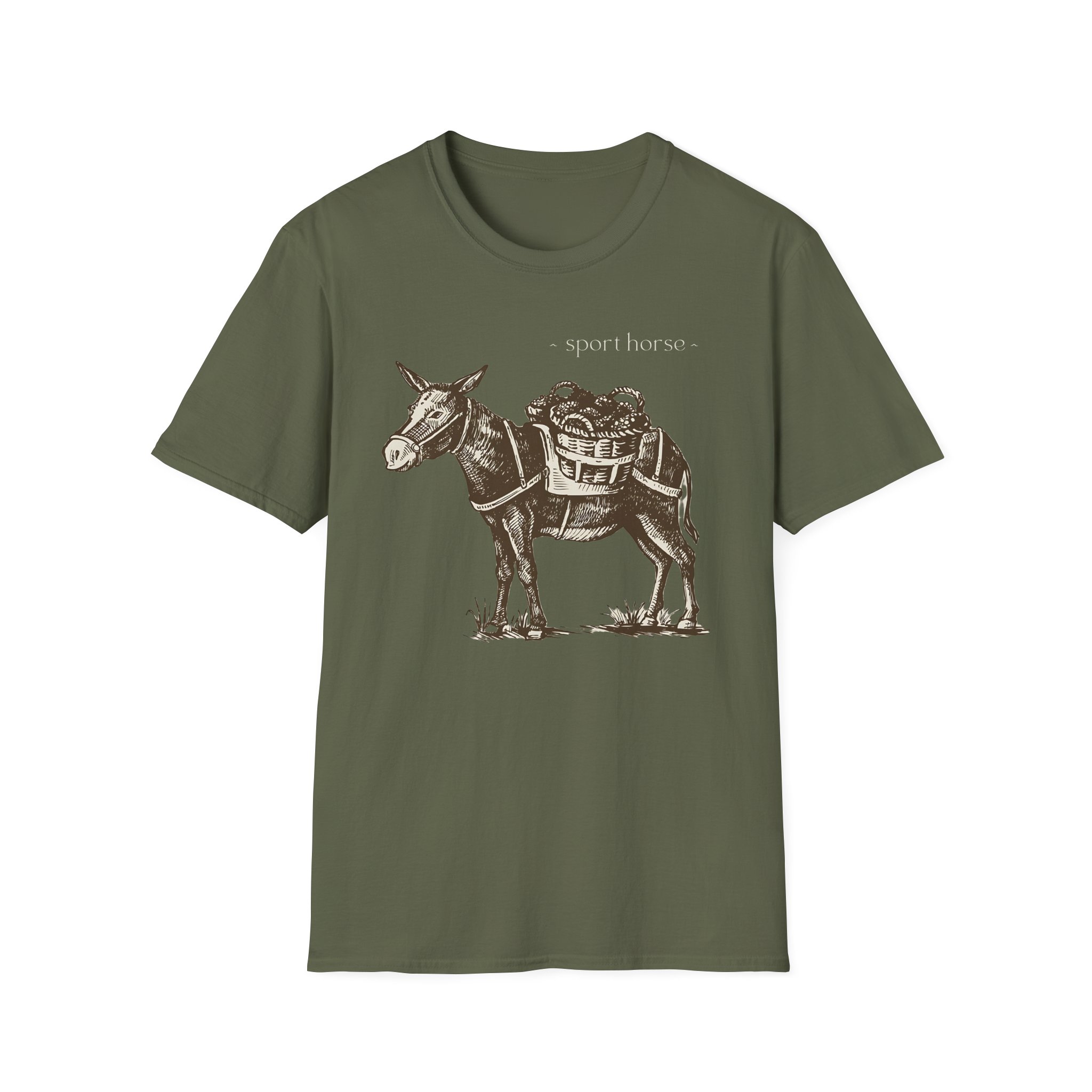 Mumbo Jumbo Sport Horse Unisex Softstyle T-Shirt