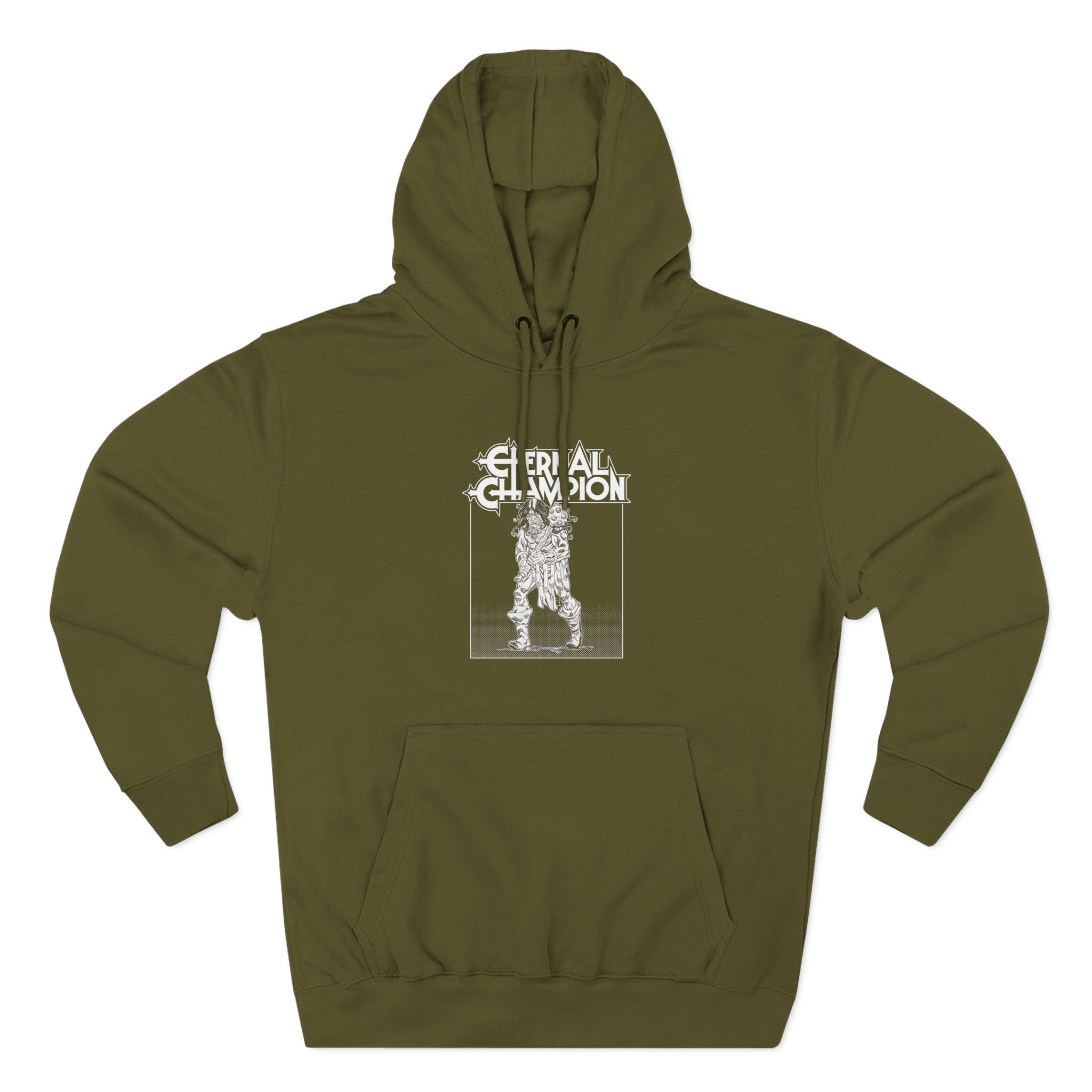 Eternal Champion Muscle Man Three-Panel Fleece Hoodie