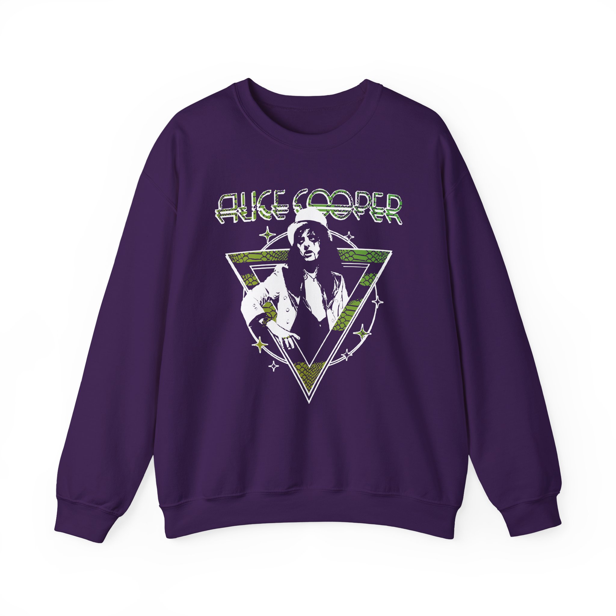 Alice Cooper Welcome to My Nightmare 50th Anniversary Top Hat Unisex Heavy Blendâ„¢ Crewneck Sweatshirt
