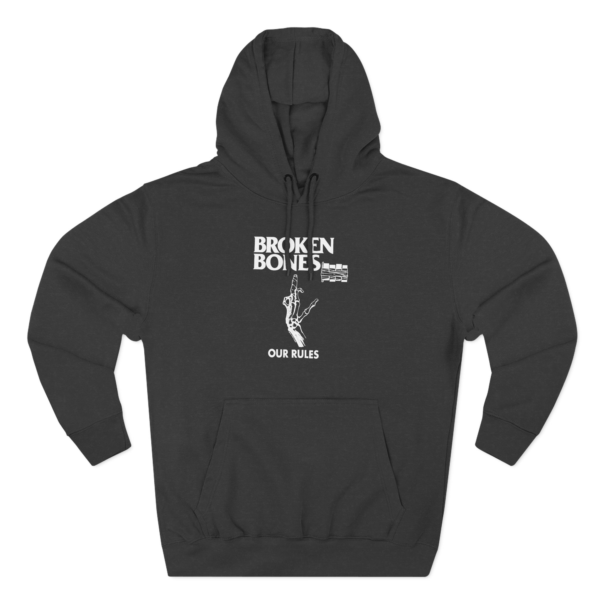 Broken Bones The Henry Three-Panel Fleece Hoodie