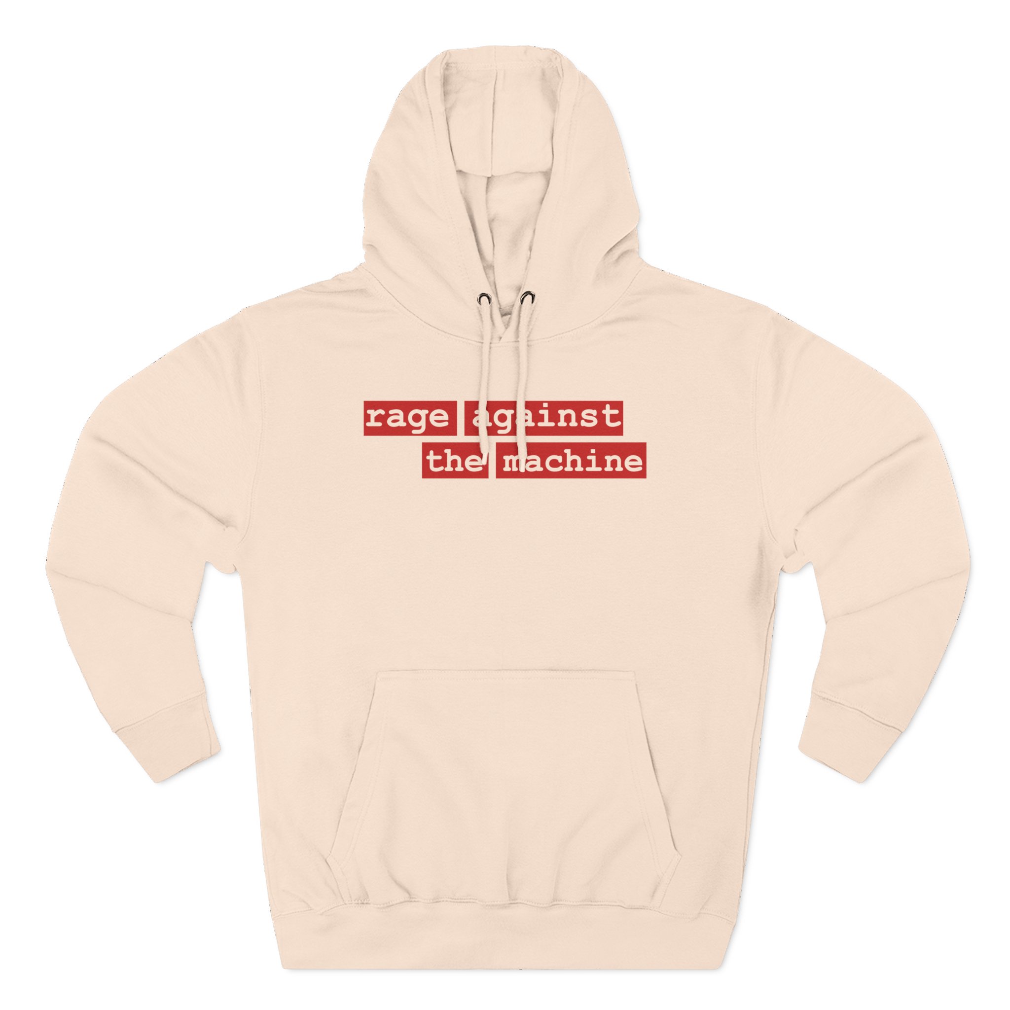 Rage Against the Machine Rage Stencil Type Three-Panel Fleece Hoodie