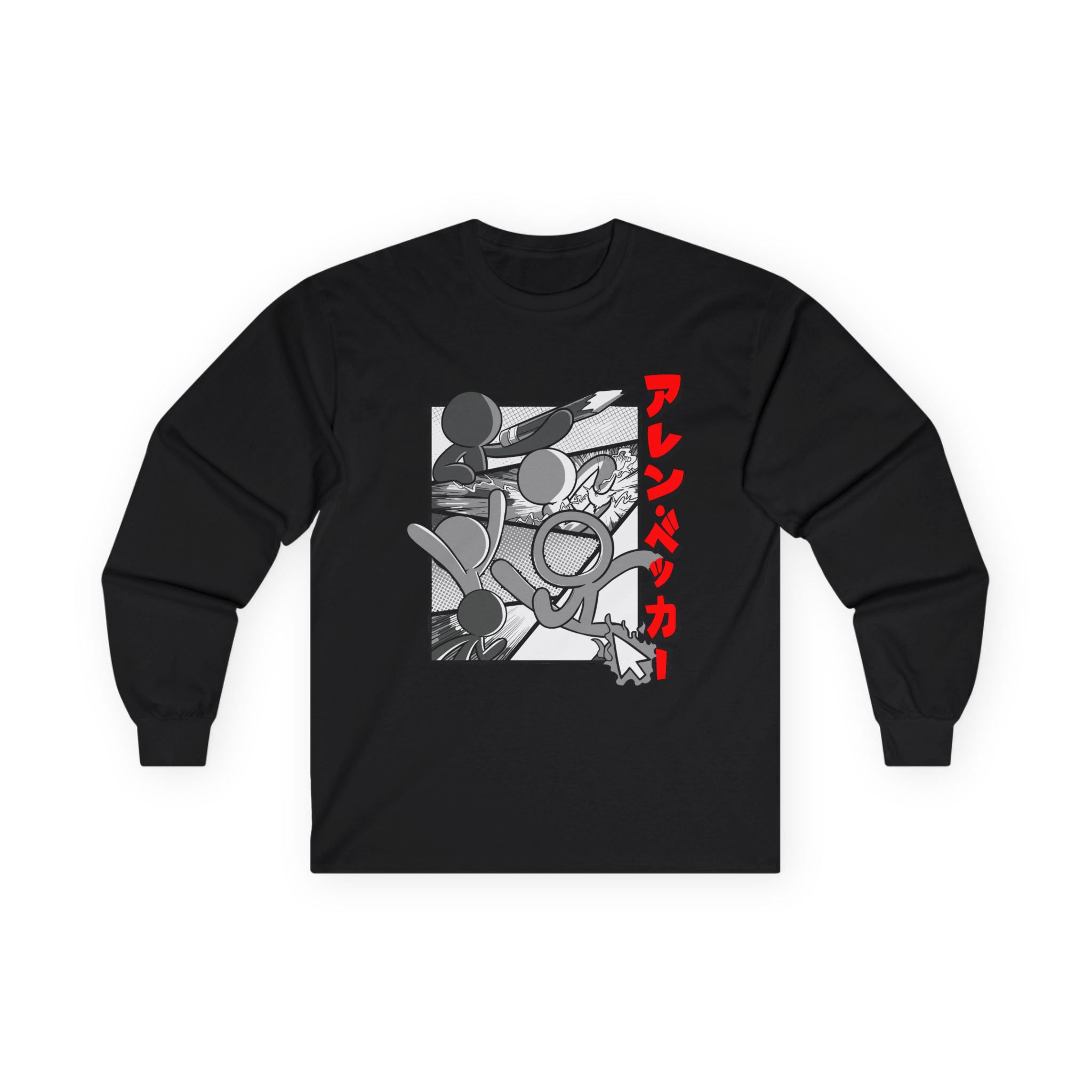 Alan Becker Manga Unisex Ultra Cotton Long Sleeve Tee