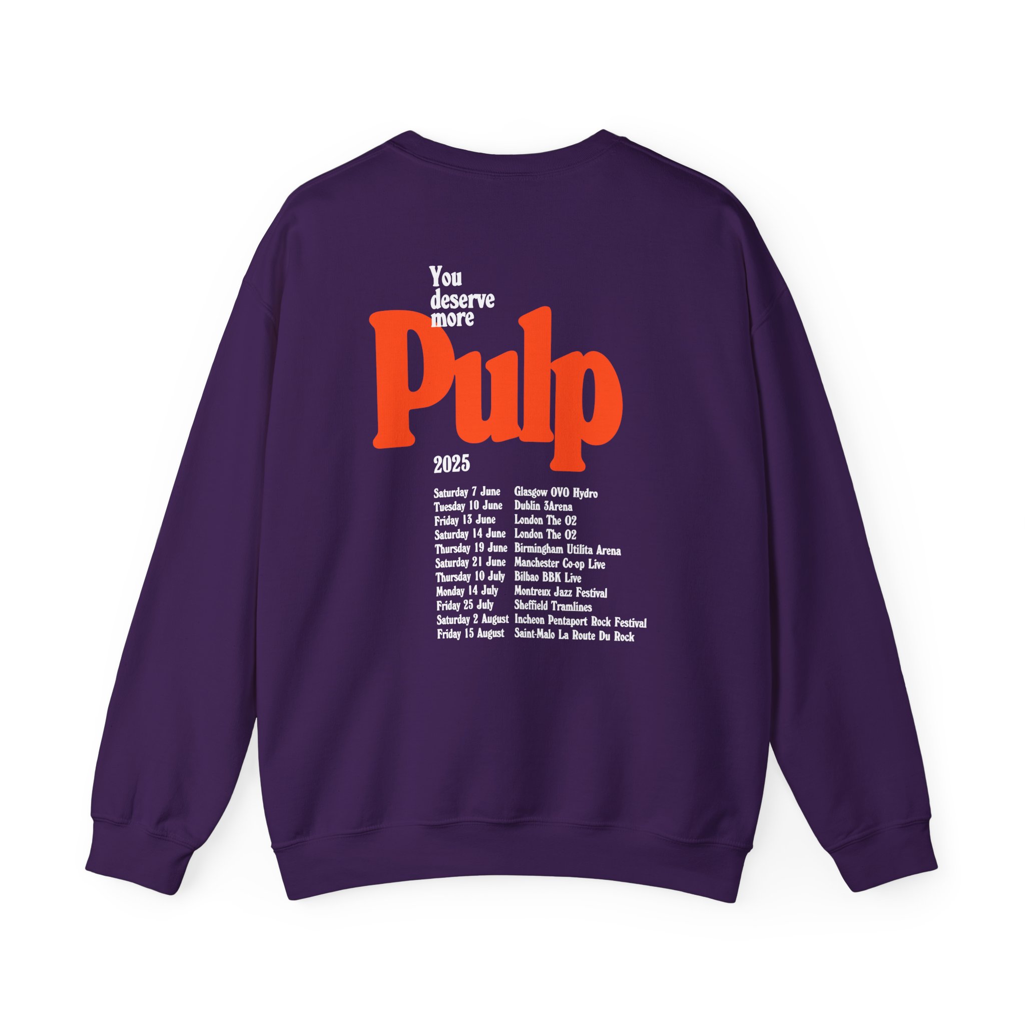 Pulp More 2025 Tour Unisex Heavy Blendâ„¢ Crewneck Sweatshirt