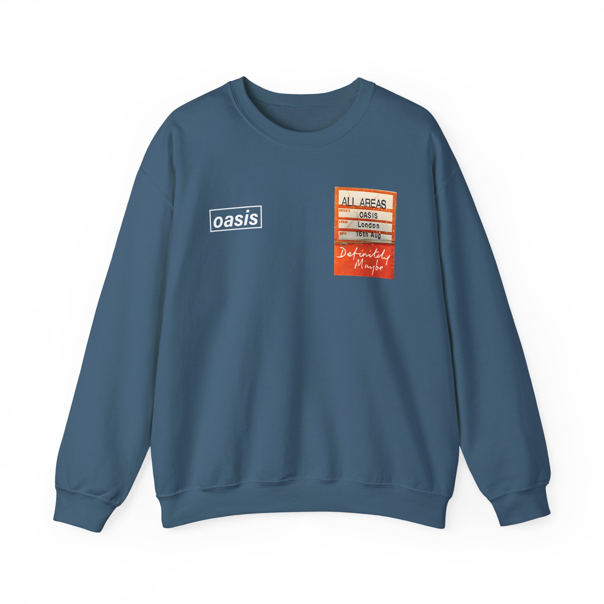 Oasis Setlist Unisex Heavy Blendâ„¢ Crewneck Sweatshirt