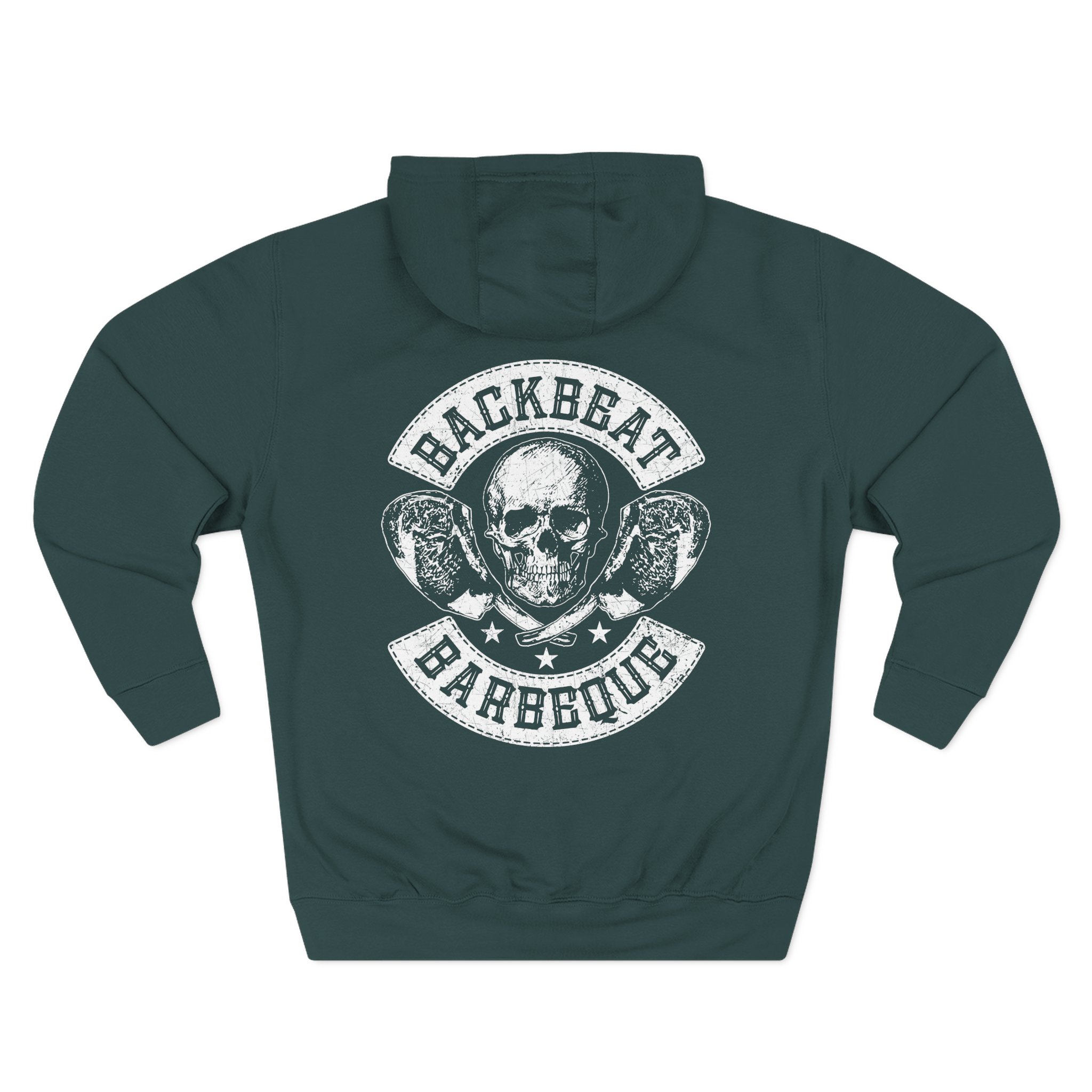 Foo Fighters Backbeat Bbq Logo Three-Panel Fleece Hoodie