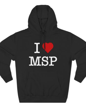 Manic Street Preachers I Heart Msp Three-Panel Fleece Hoodie
