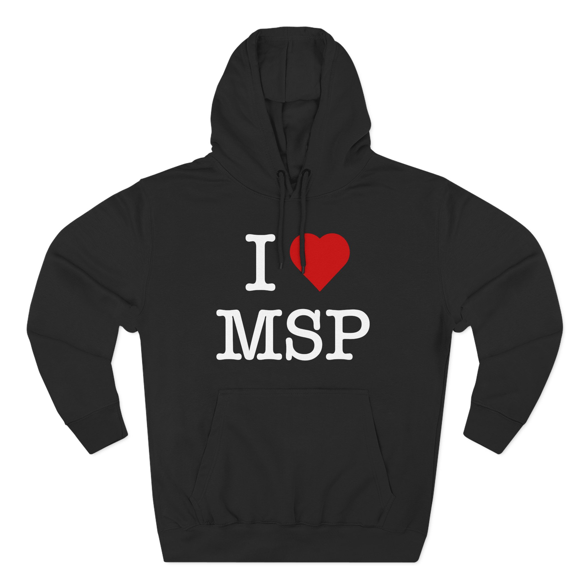 Manic Street Preachers I Heart Msp Three-Panel Fleece Hoodie