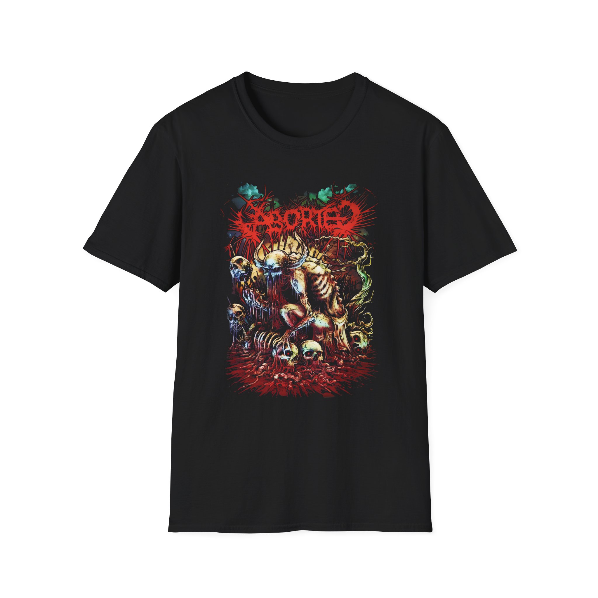 Aborted Godmachine Unisex Softstyle T-Shirt