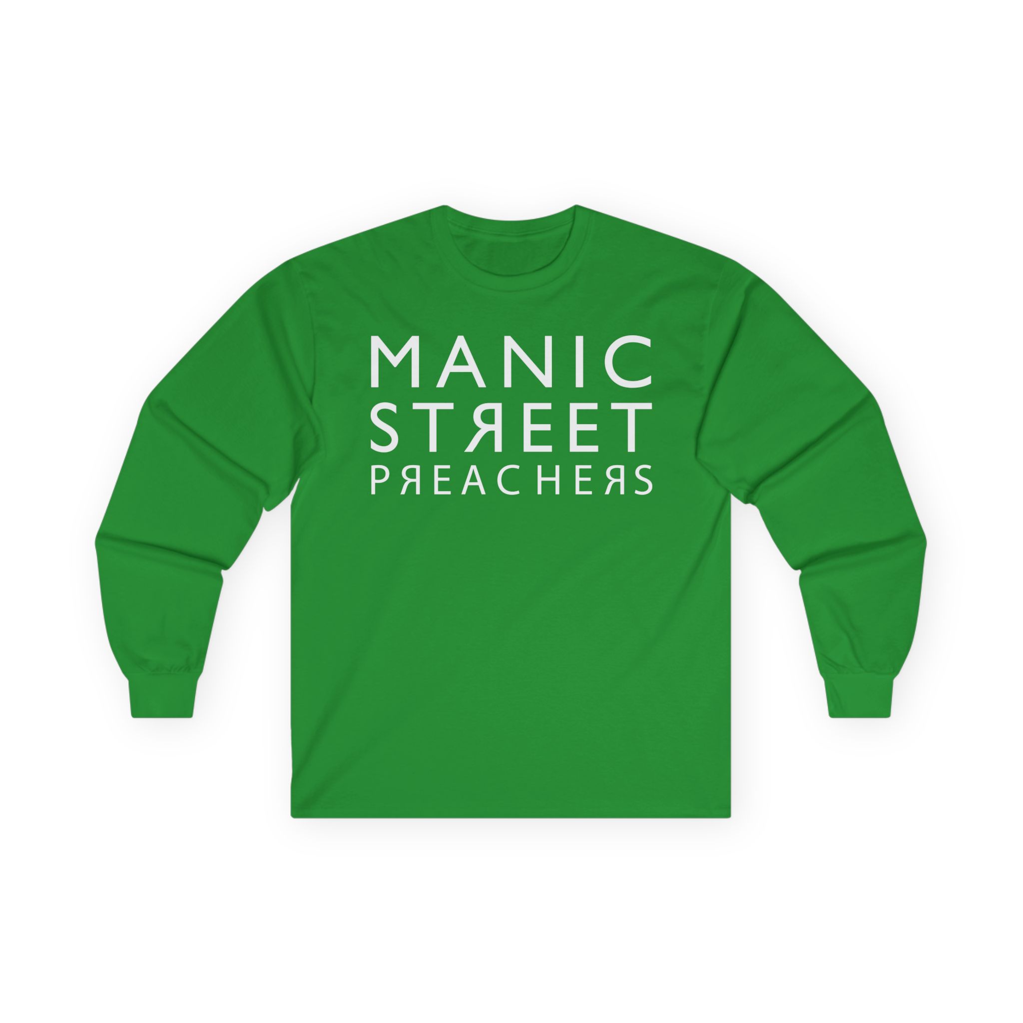 Manic Street Preachers Reversed Logo Unisex Ultra Cotton Long Sleeve Tee
