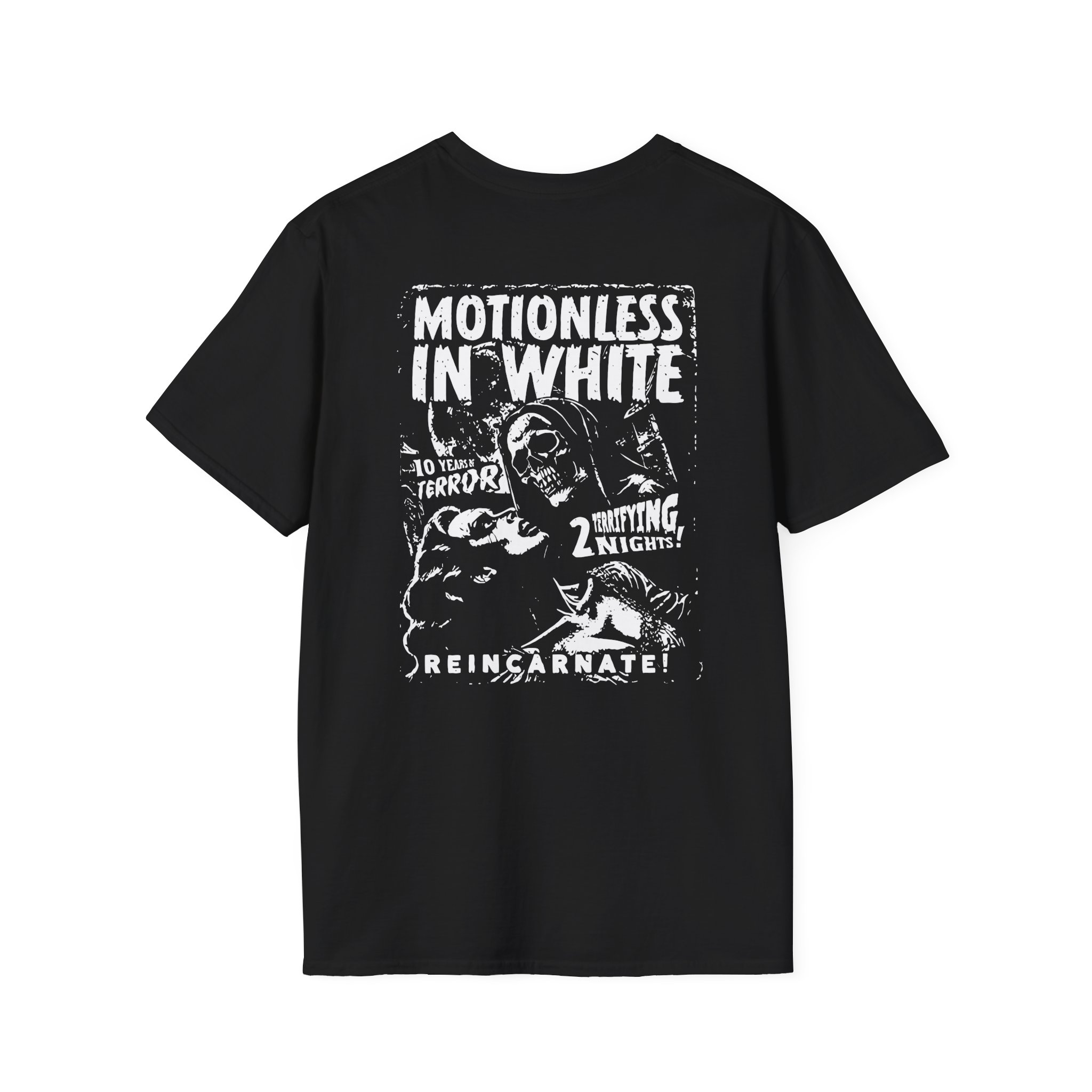Motionless in White 10 Years of Terror Unisex Softstyle T-Shirt