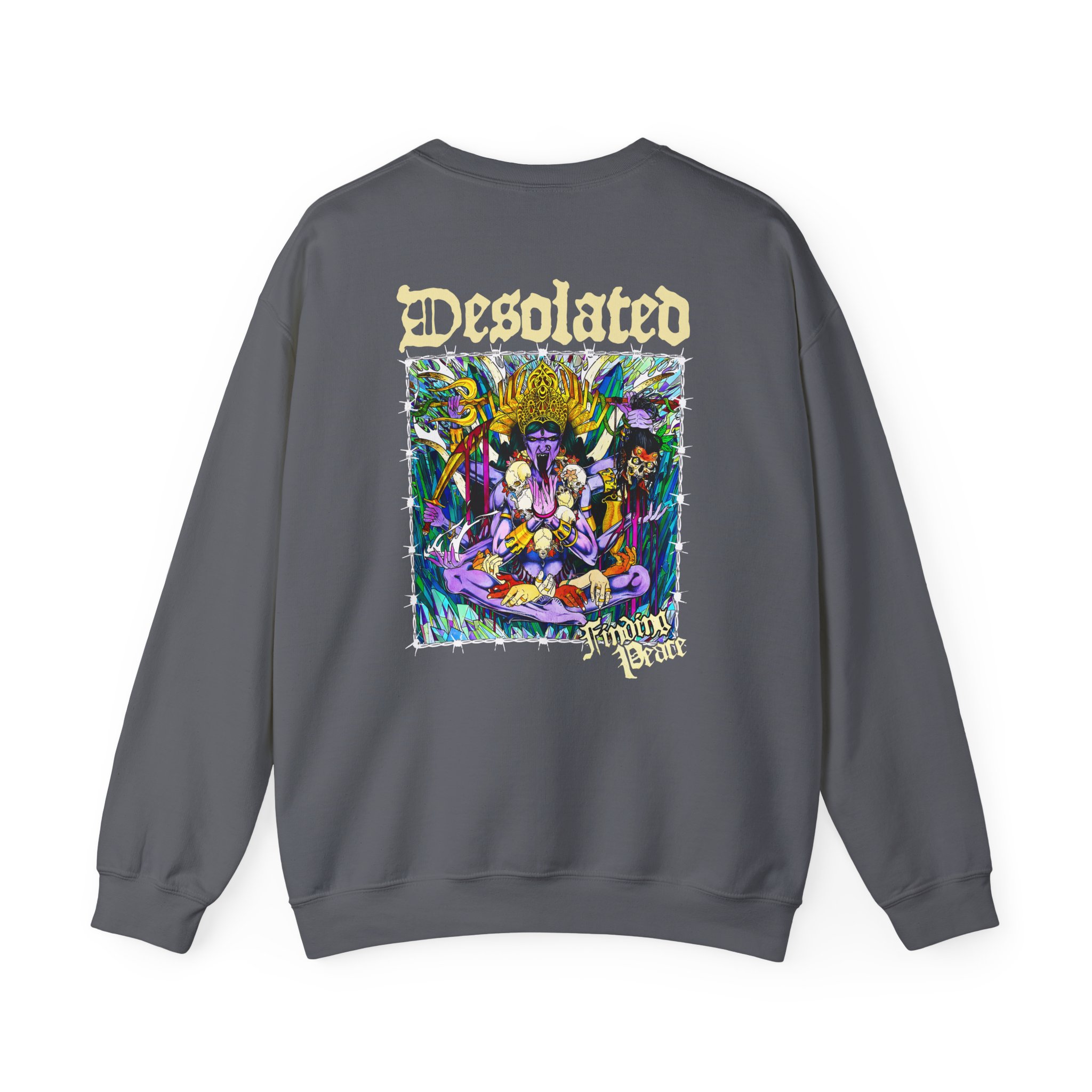 Desolated Finding Peace Unisex Heavy Blendâ„¢ Crewneck Sweatshirt