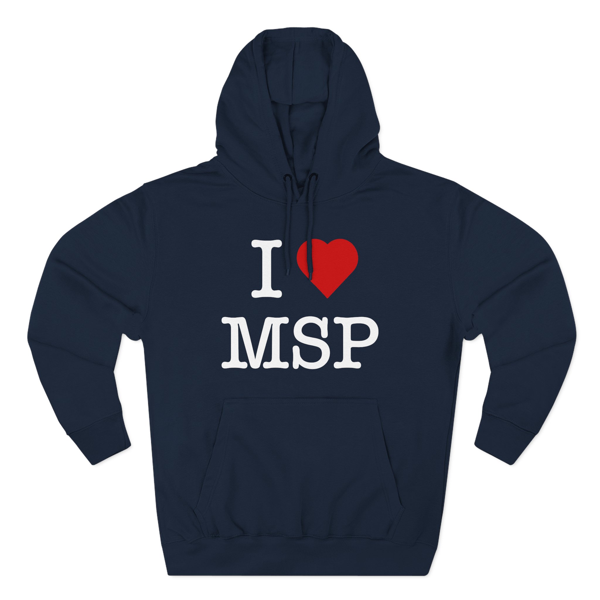 Manic Street Preachers I Heart Msp Three-Panel Fleece Hoodie