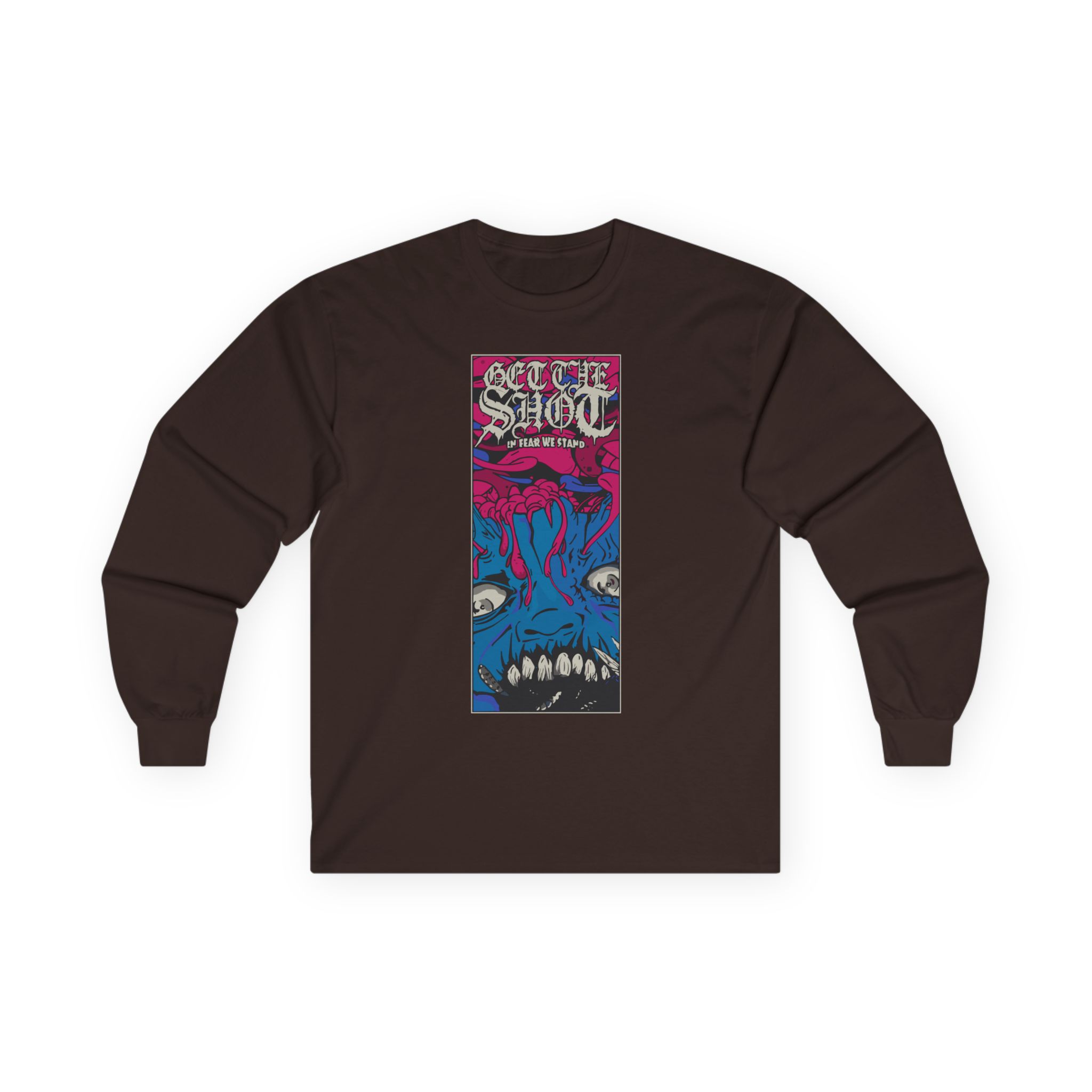 Get the Shot in Fear We Stand Unisex Ultra Cotton Long Sleeve Tee