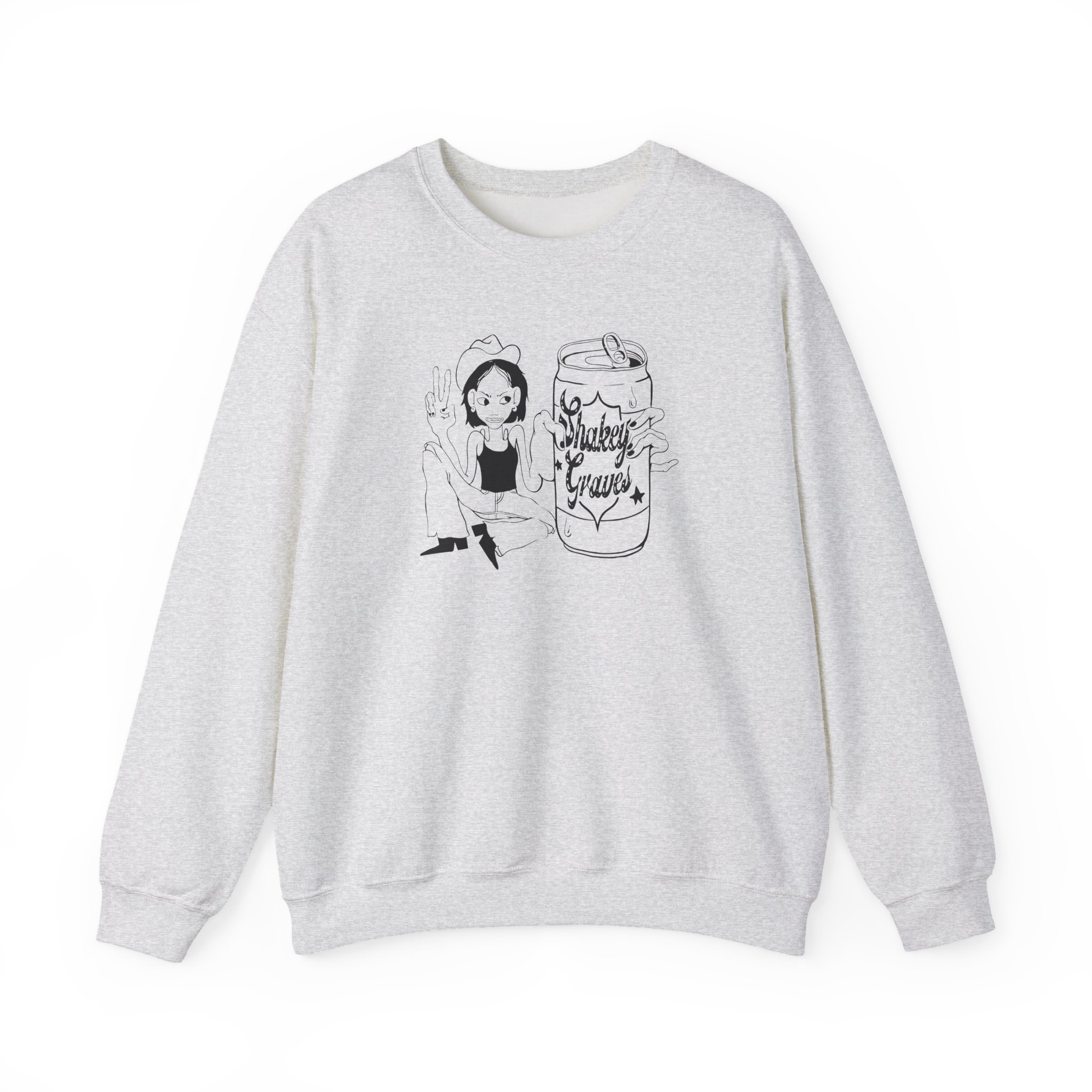 Shakey Graves Unisex Heavy Blendâ„¢ Crewneck Sweatshirt