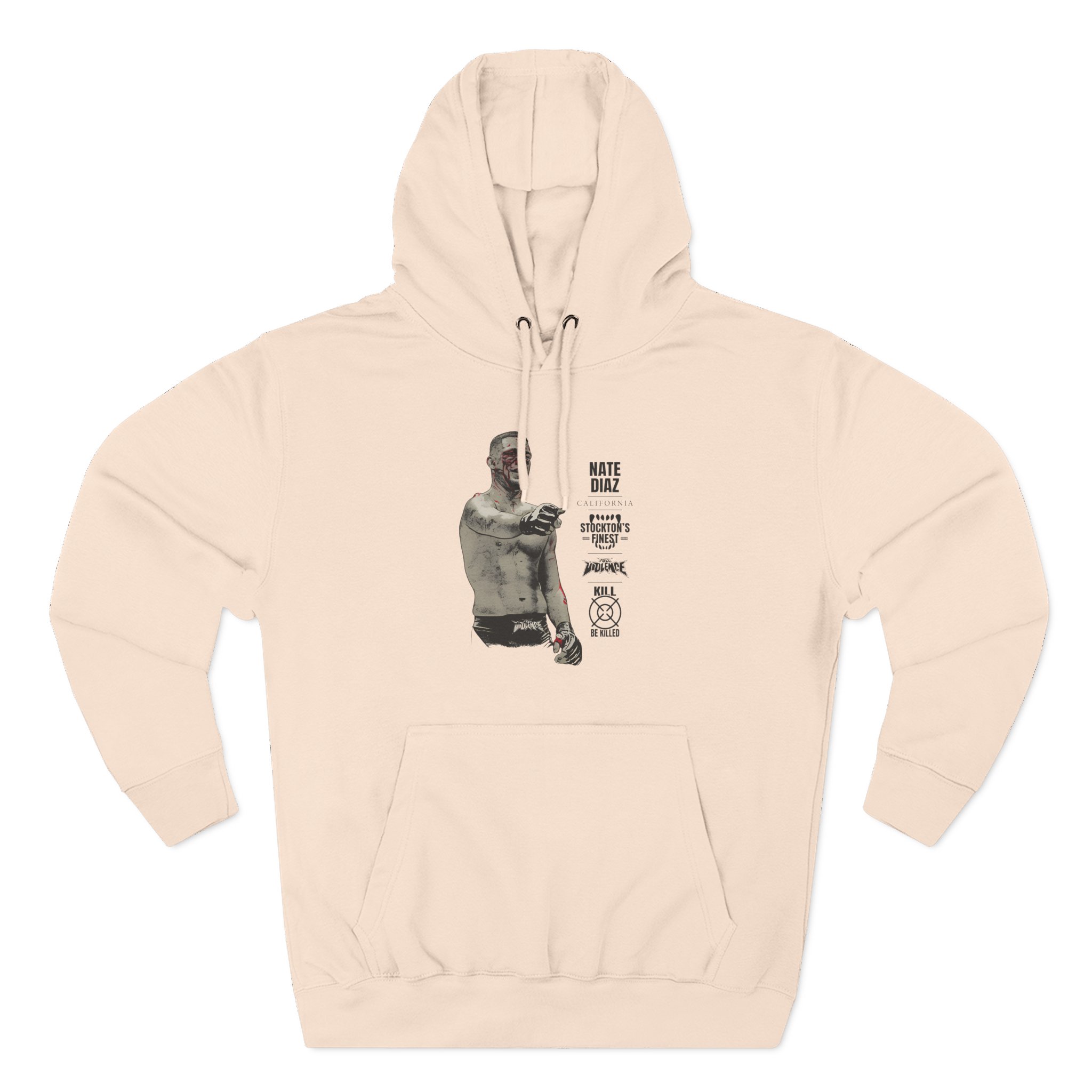 Nate Diaz Stockton's Finest Three-Panel Fleece Hoodie