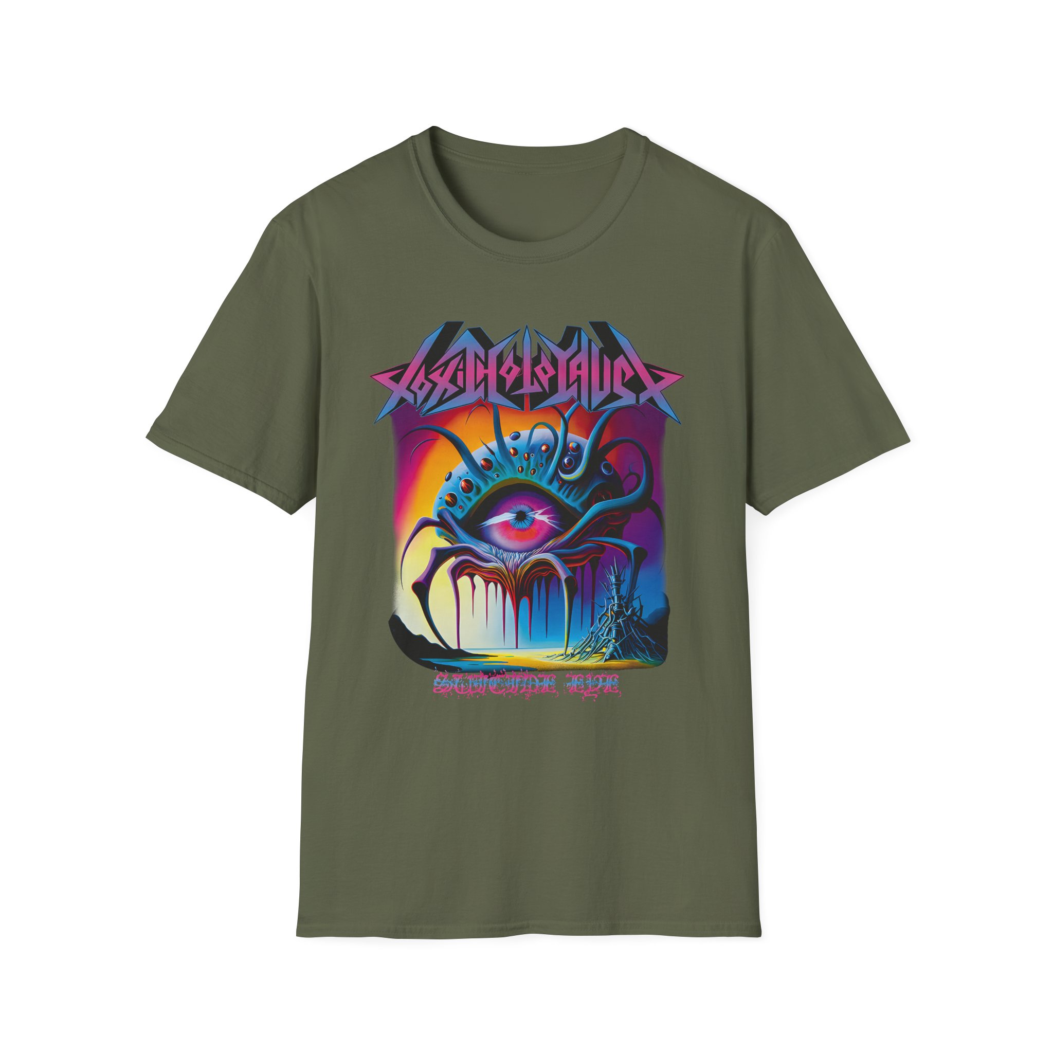 Toxic Holocaust Suicide Eye Unisex Softstyle T-Shirt