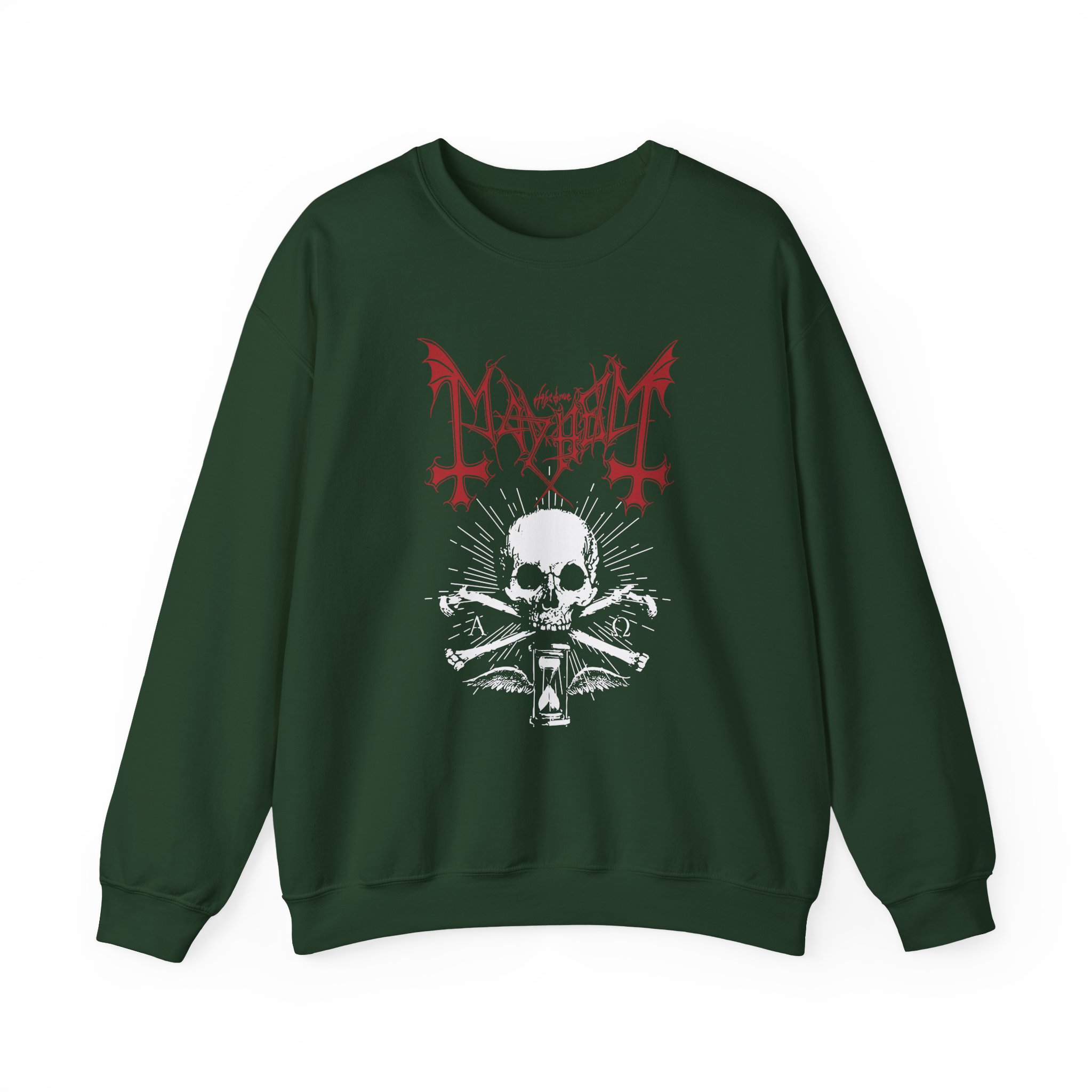 Mayhem Skull Snake Unisex Heavy Blendâ„¢ Crewneck Sweatshirt