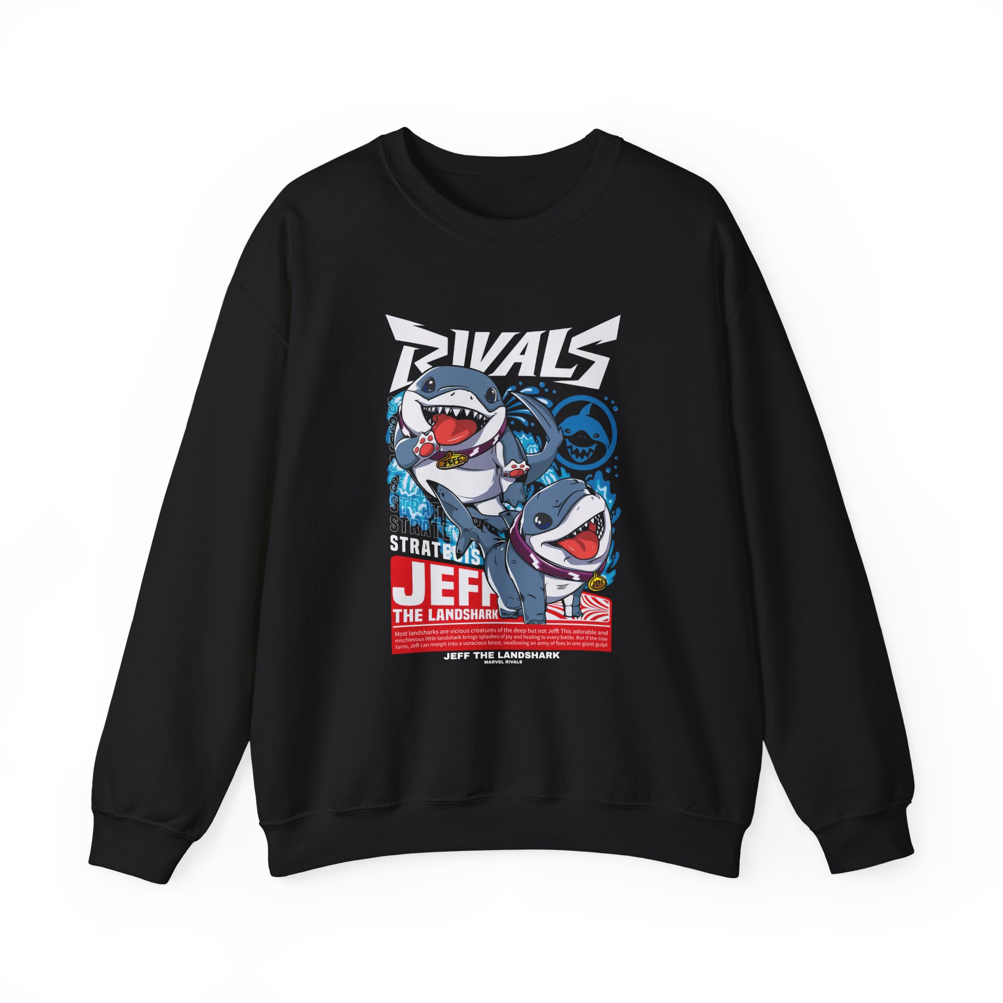 Jeff the Land Shark Unisex Heavy Blendâ„¢ Crewneck Sweatshirt