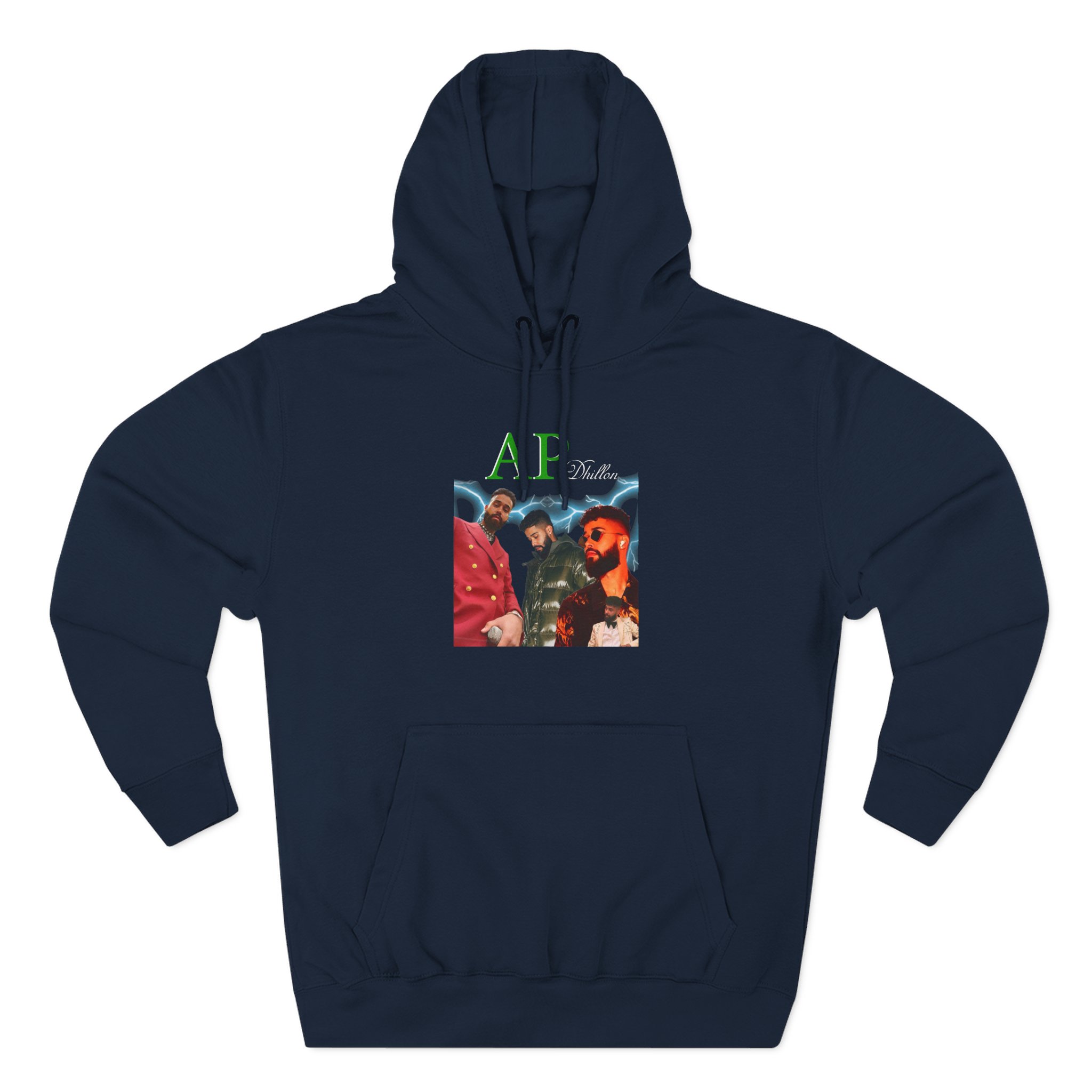 AP Dhillon Three-Panel Fleece Hoodie