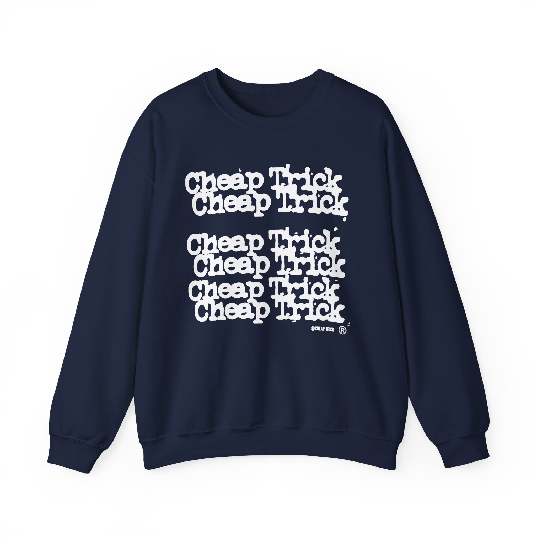 Cheap Trick Stacked Logo Unisex Heavy Blendâ„¢ Crewneck Sweatshirt
