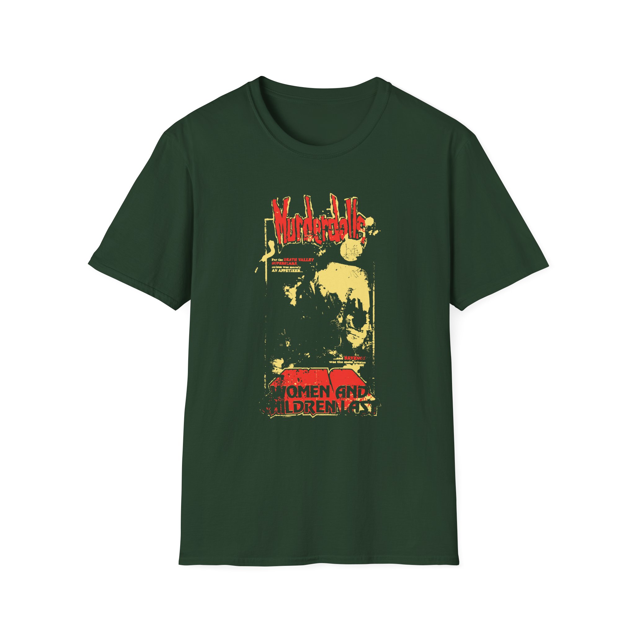 Murderdolls 80's Horror Poster Unisex Softstyle T-Shirt