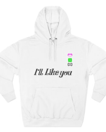 ILLIT 2nd Mini Album ‘i’ll Like You Three-Panel Fleece Hoodie