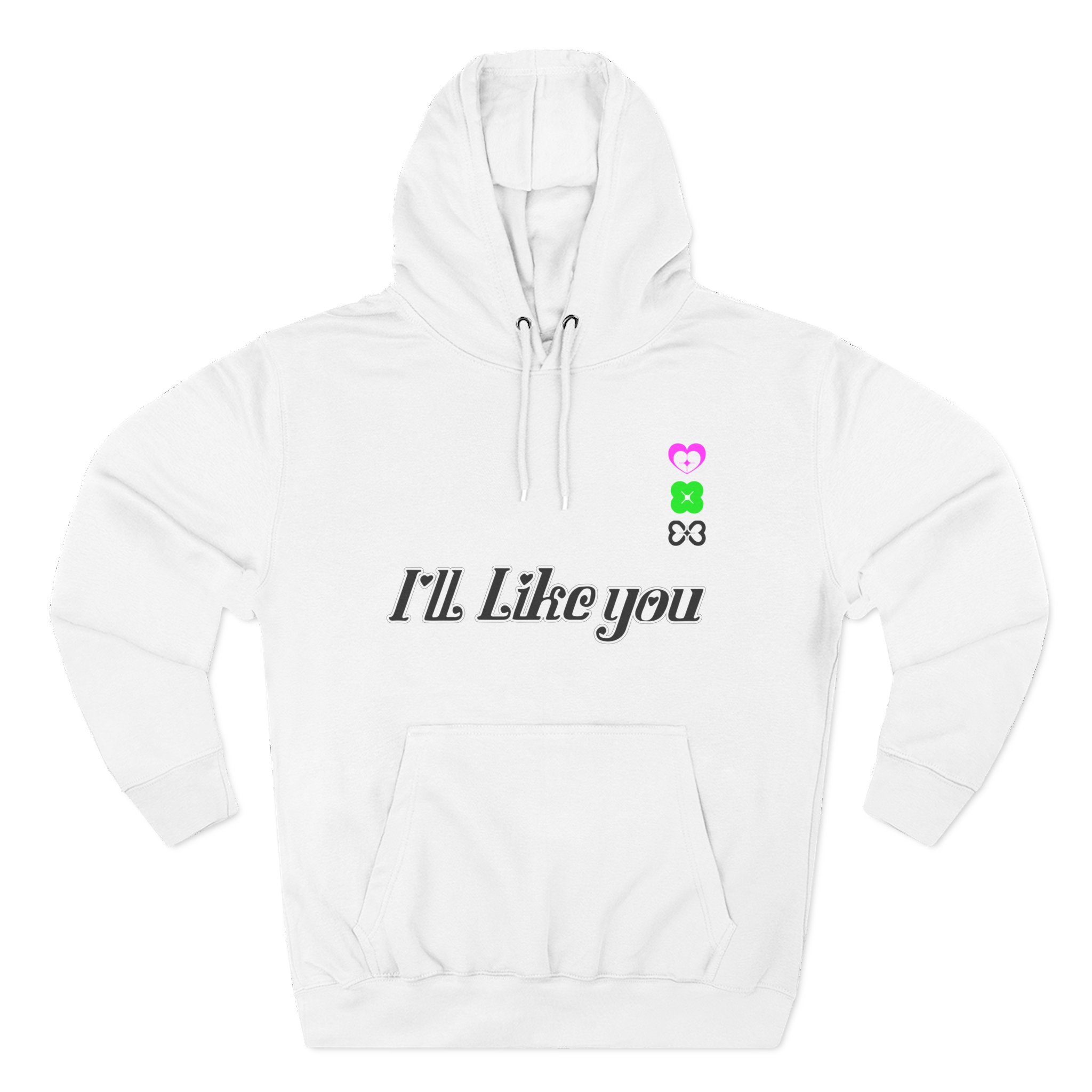 ILLIT 2nd Mini Album ‘i’ll Like You Three-Panel Fleece Hoodie