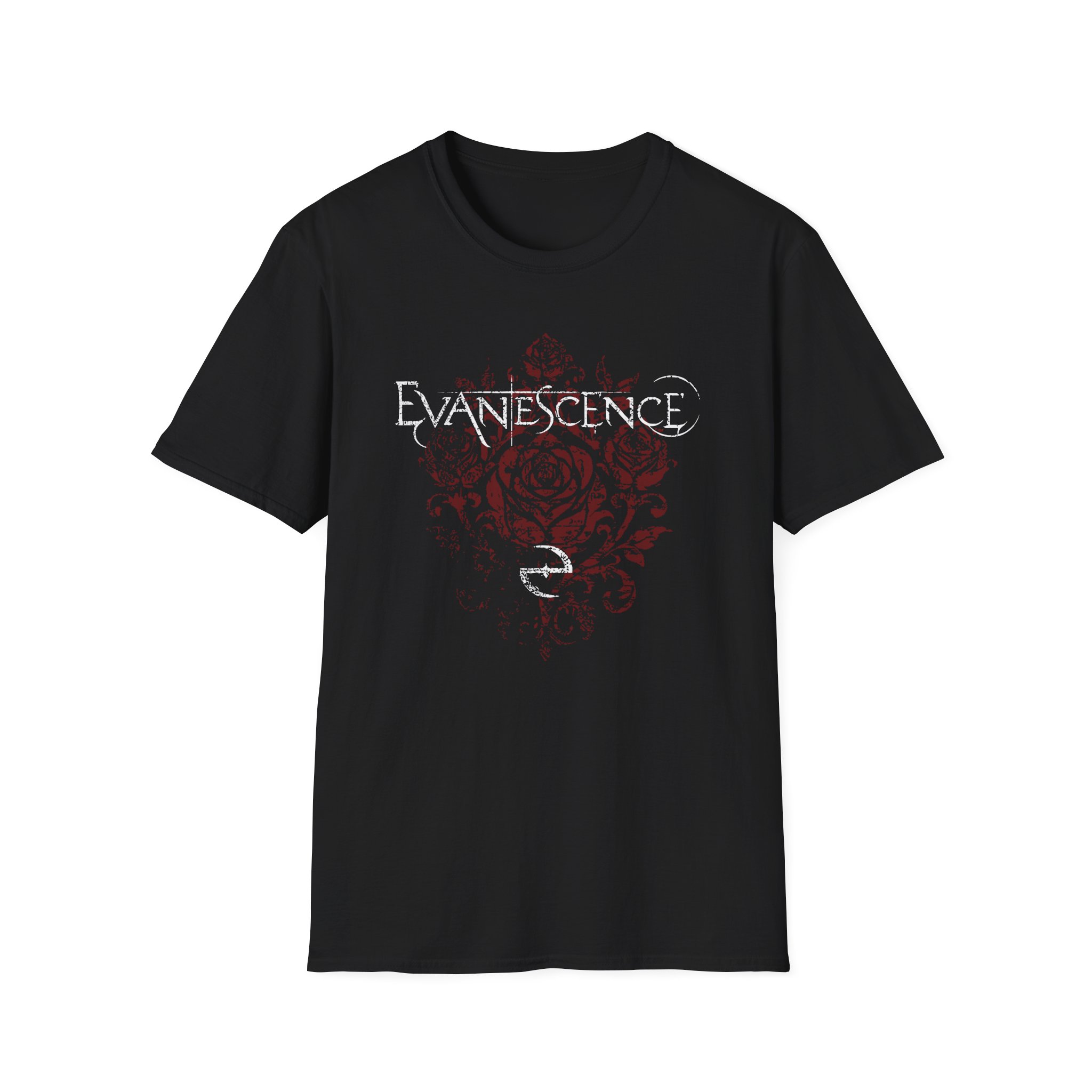 Evanescence Rose Logo Unisex Softstyle T-Shirt