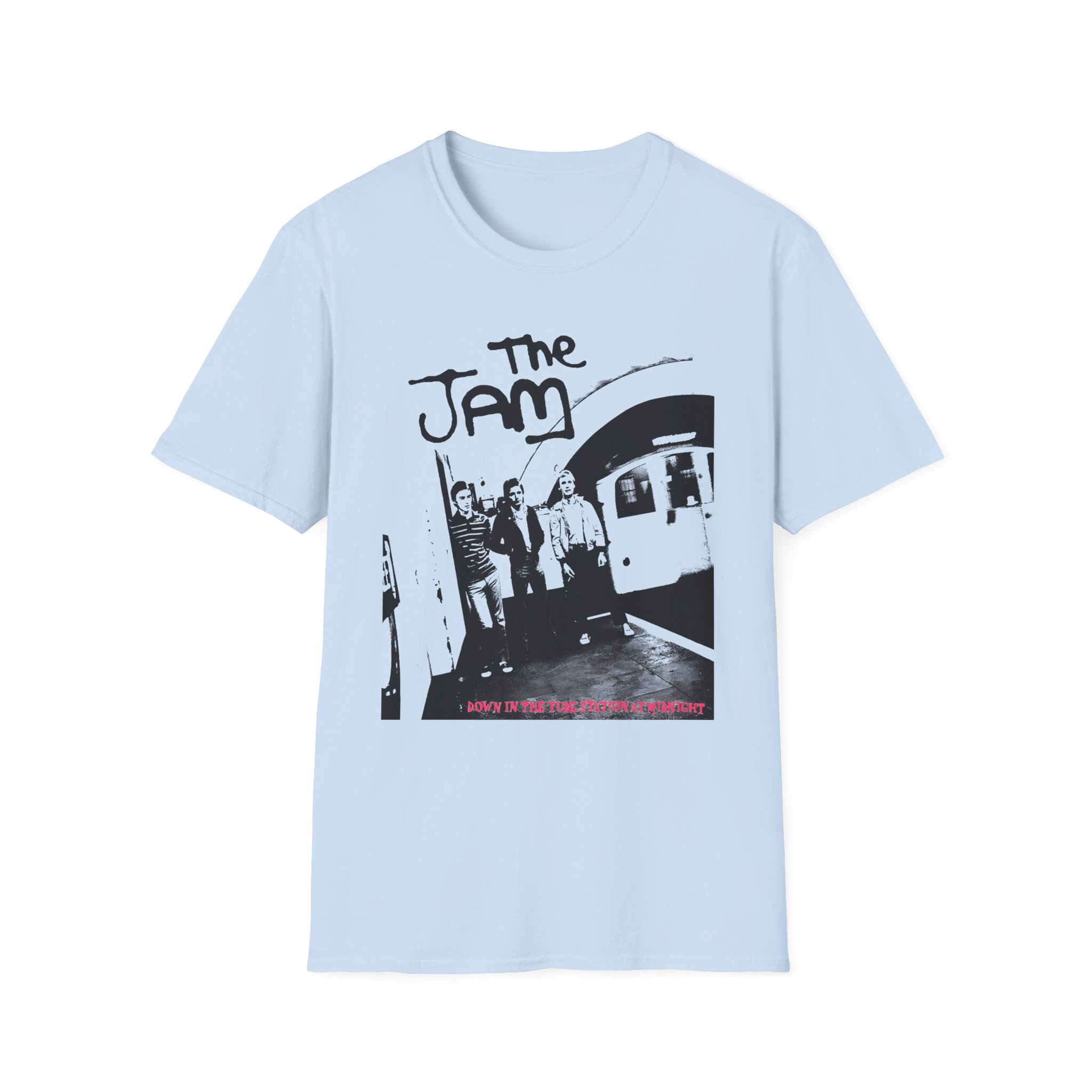 TJ Down at the Tube Station Unisex Softstyle T-Shirt