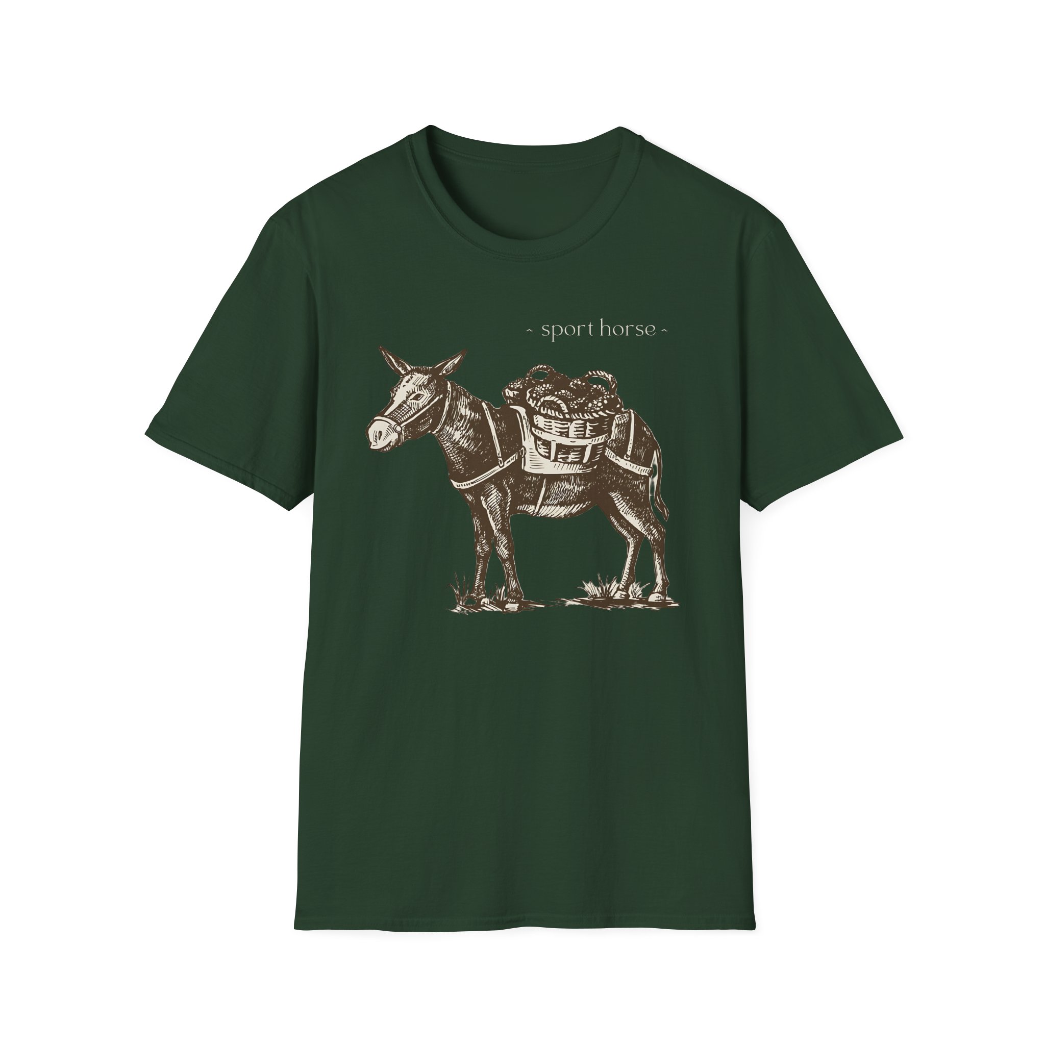 Mumbo Jumbo Sport Horse Unisex Softstyle T-Shirt