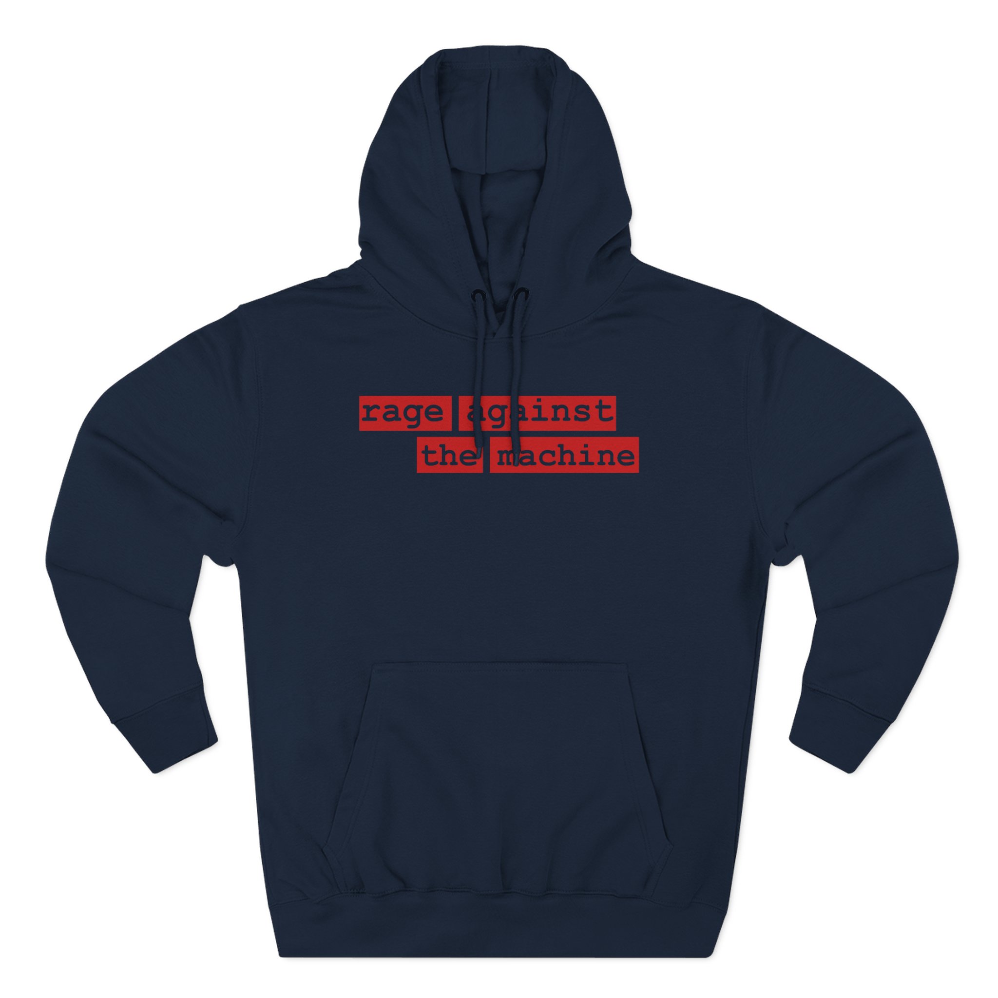 Rage Against the Machine Rage Stencil Type Three-Panel Fleece Hoodie