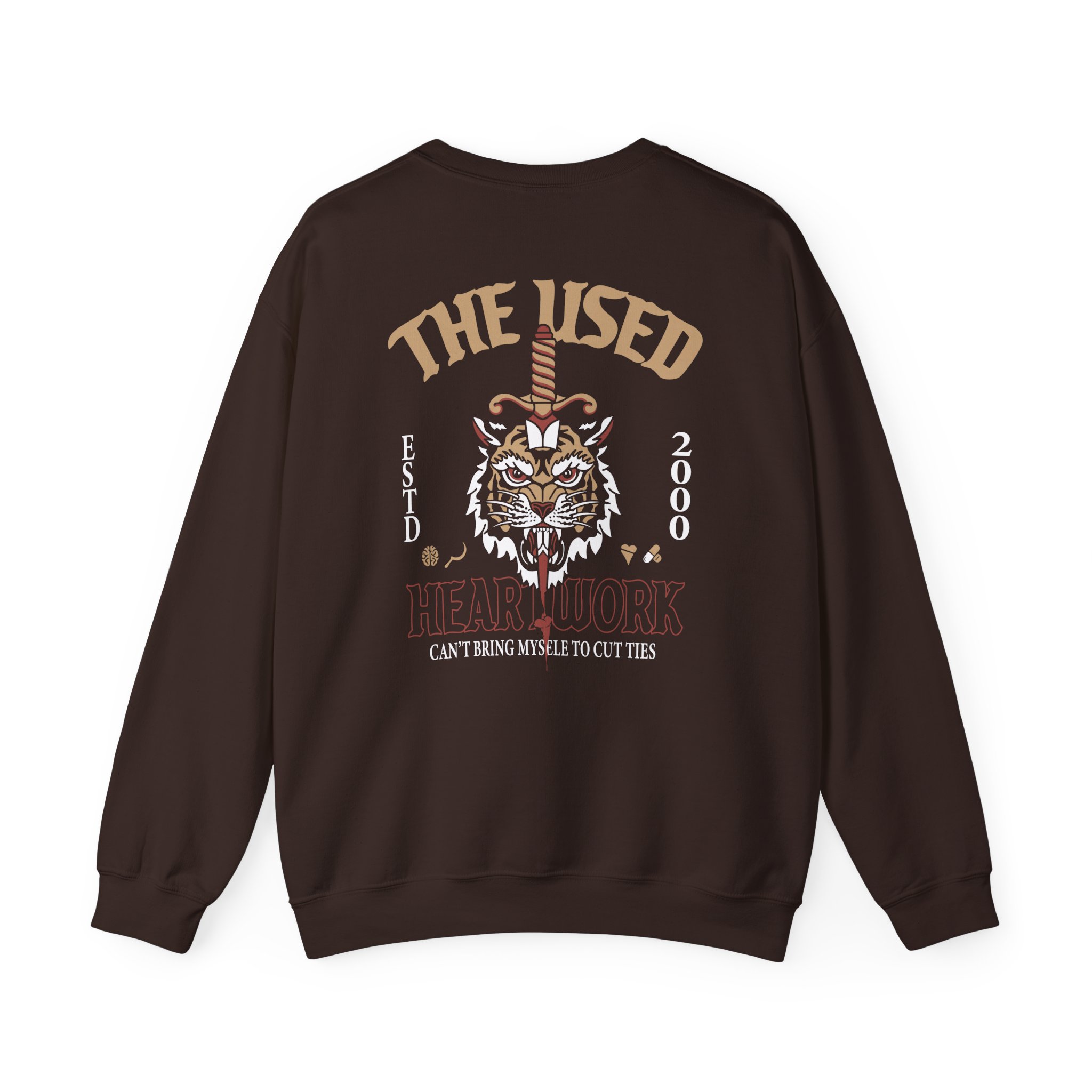 The Used Self Titled 25 Year Unisex Heavy Blendâ„¢ Crewneck Sweatshirt