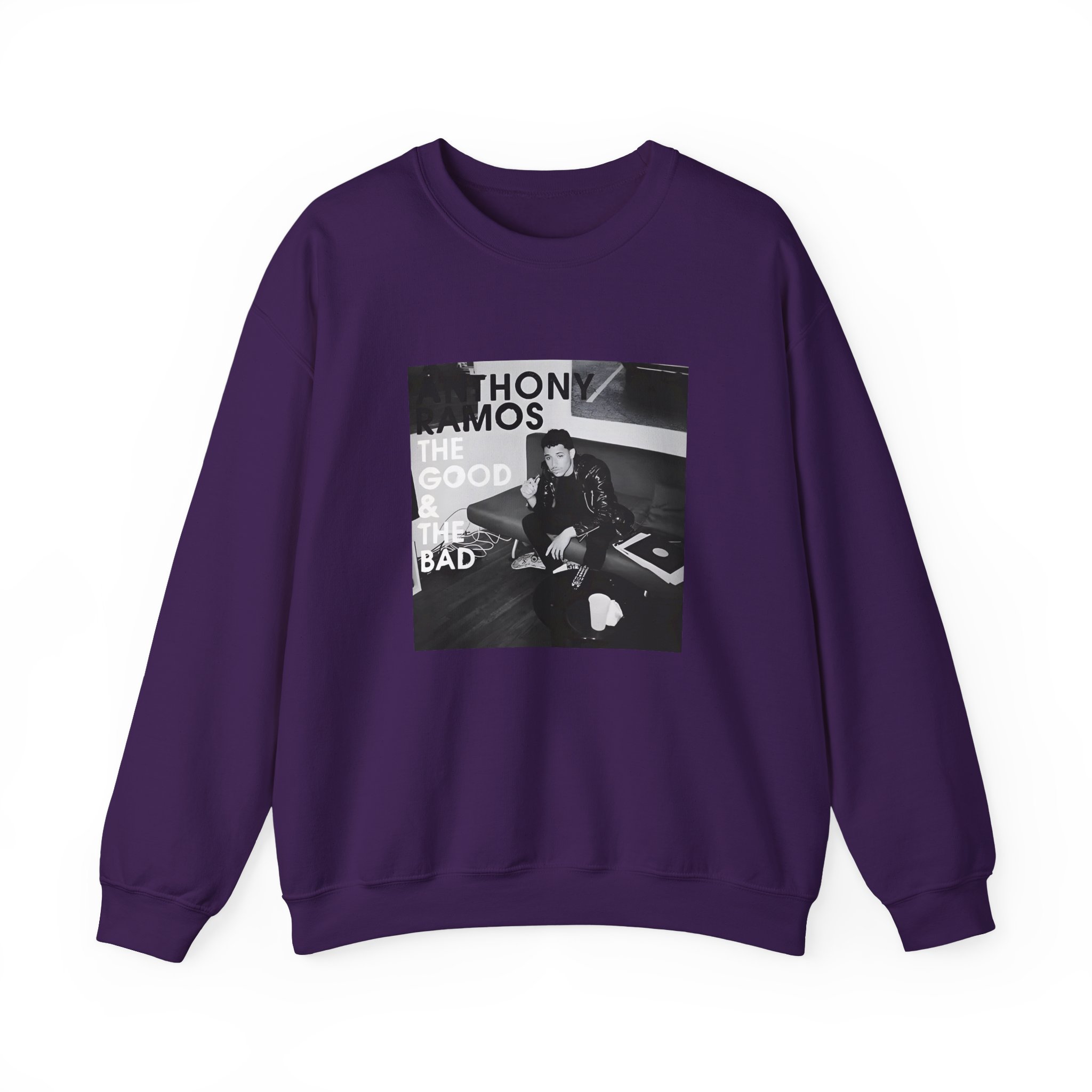 Anthony Ramos the Good & the Bad Album Unisex Heavy Blendâ„¢ Crewneck Sweatshirt