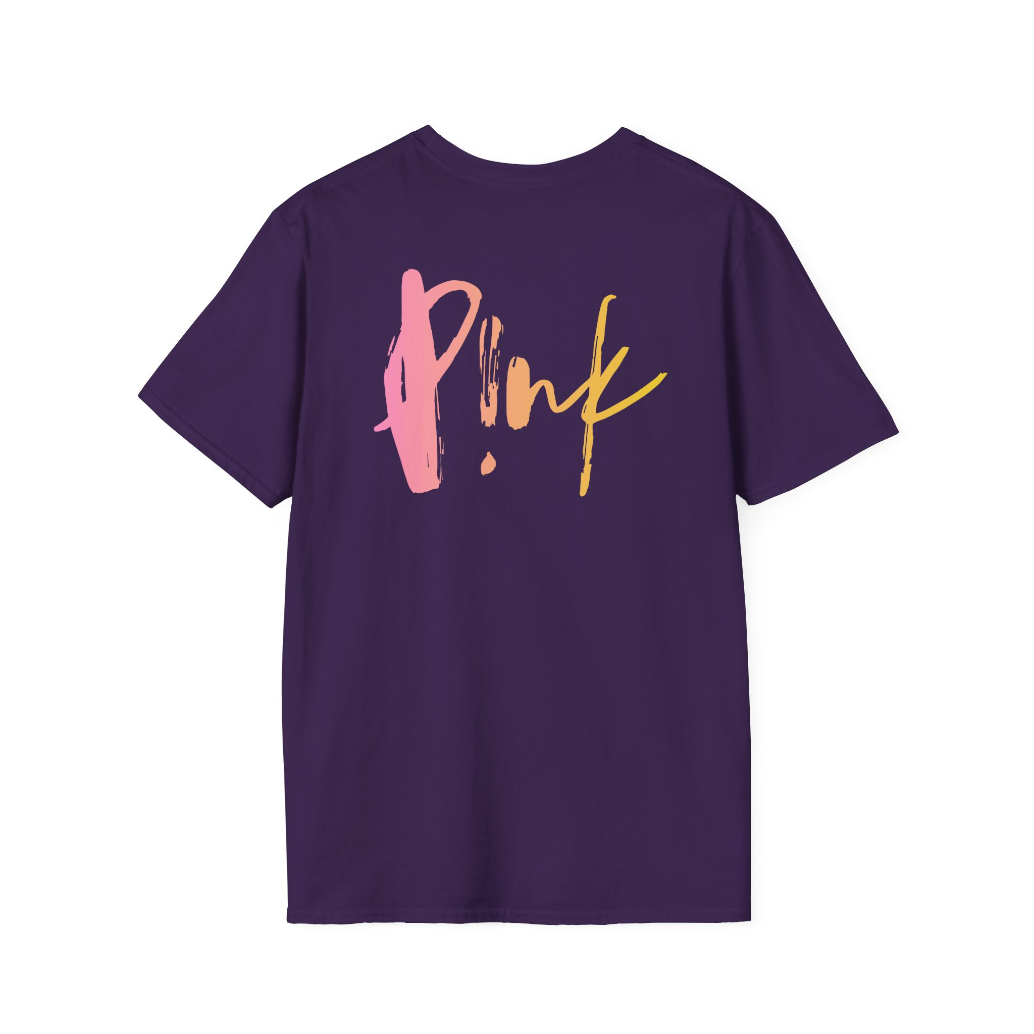 P!nk Gradient Cover Me in Sunshine Unisex Softstyle T-Shirt