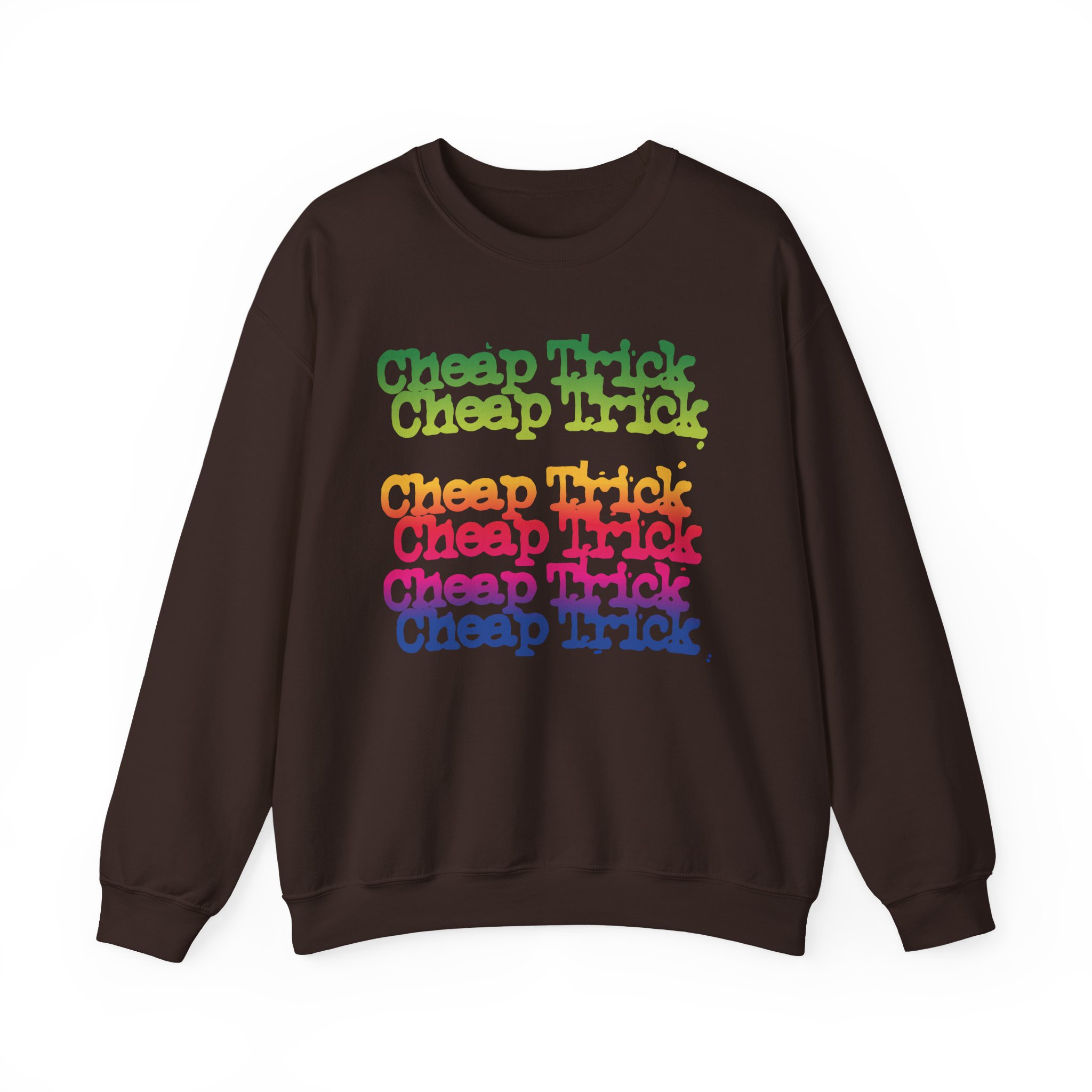 Cheap Trick Rainbow Unisex Heavy Blendâ„¢ Crewneck Sweatshirt