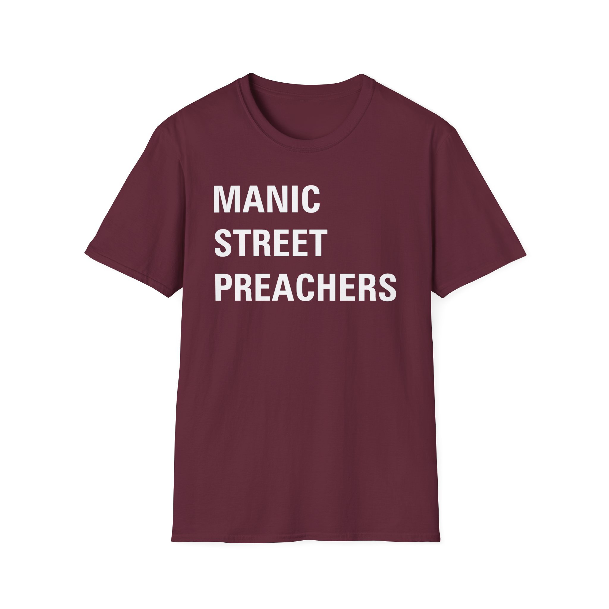 Manic Street Preachers Block Logo Unisex Softstyle T-Shirt