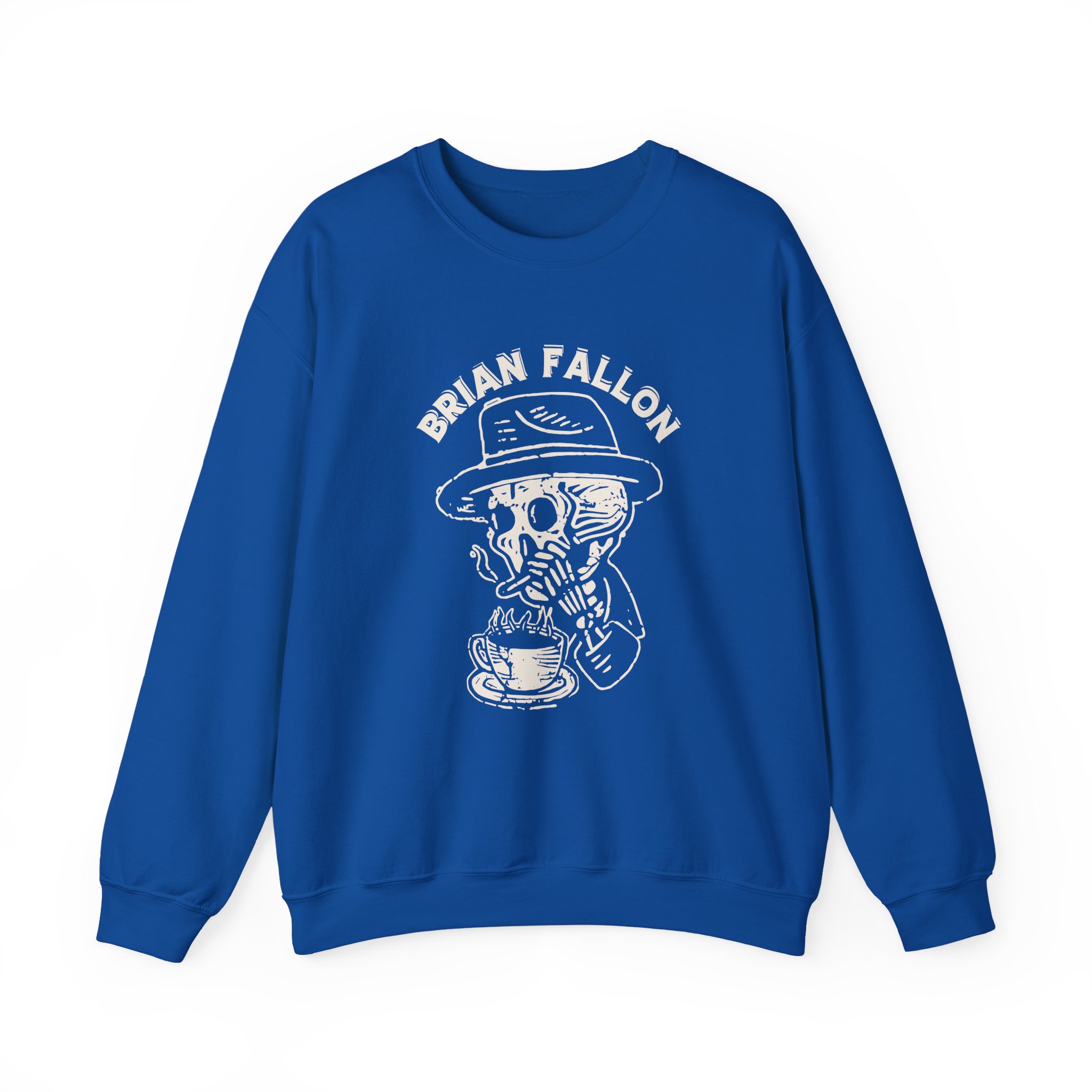 Brian Fallon Smoking Skeleton Unisex Heavy Blendâ„¢ Crewneck Sweatshirt