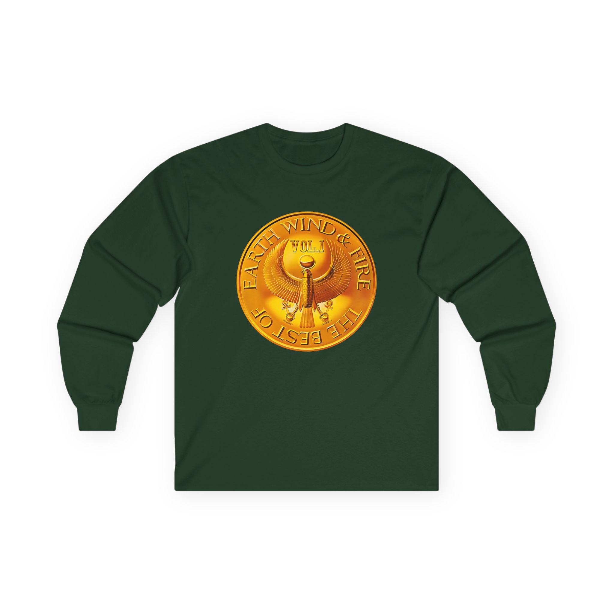 Earth Wind & Fire Medallion Teal Unisex Ultra Cotton Long Sleeve Tee