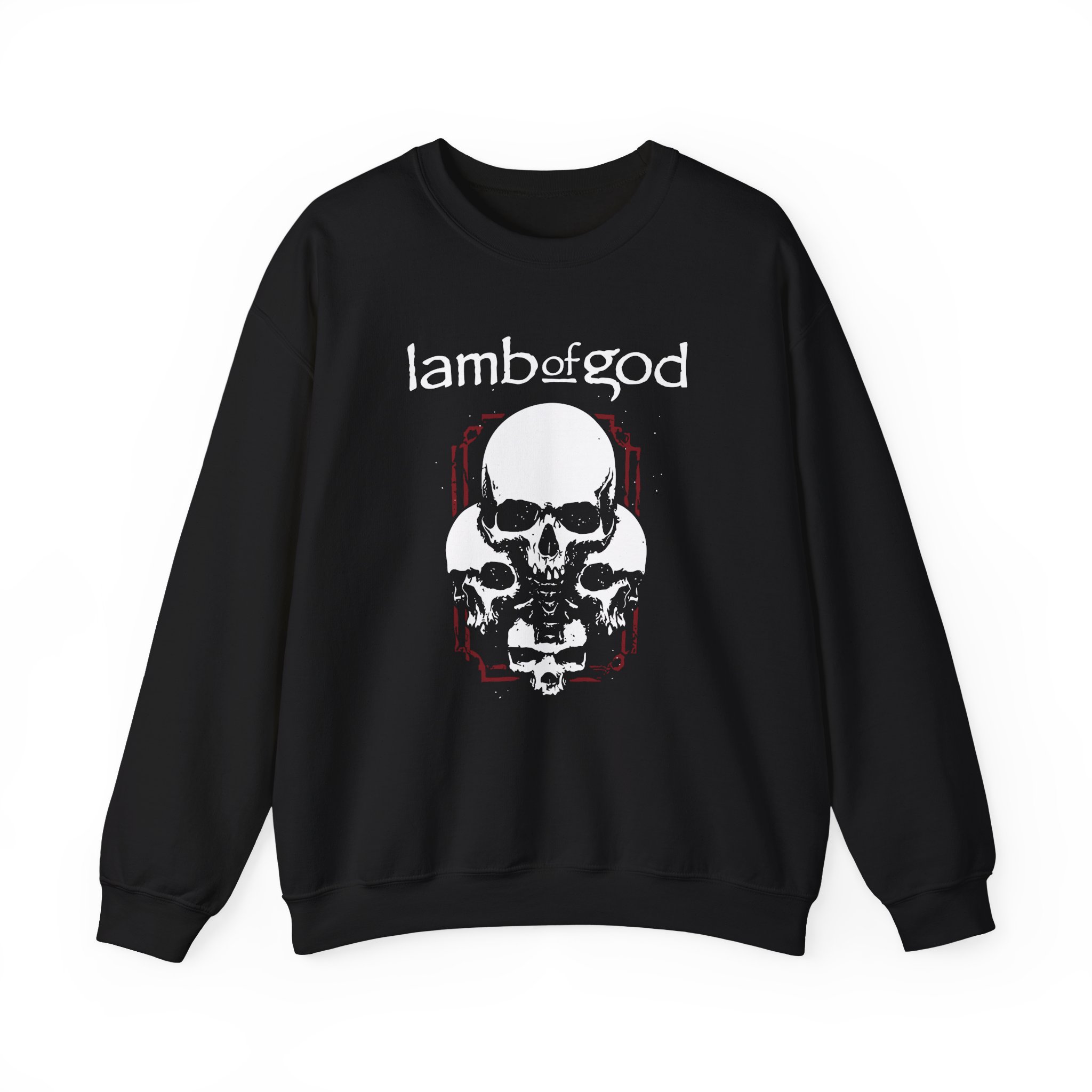 Lamb of God 4 Skulls Unisex Heavy Blendâ„¢ Crewneck Sweatshirt