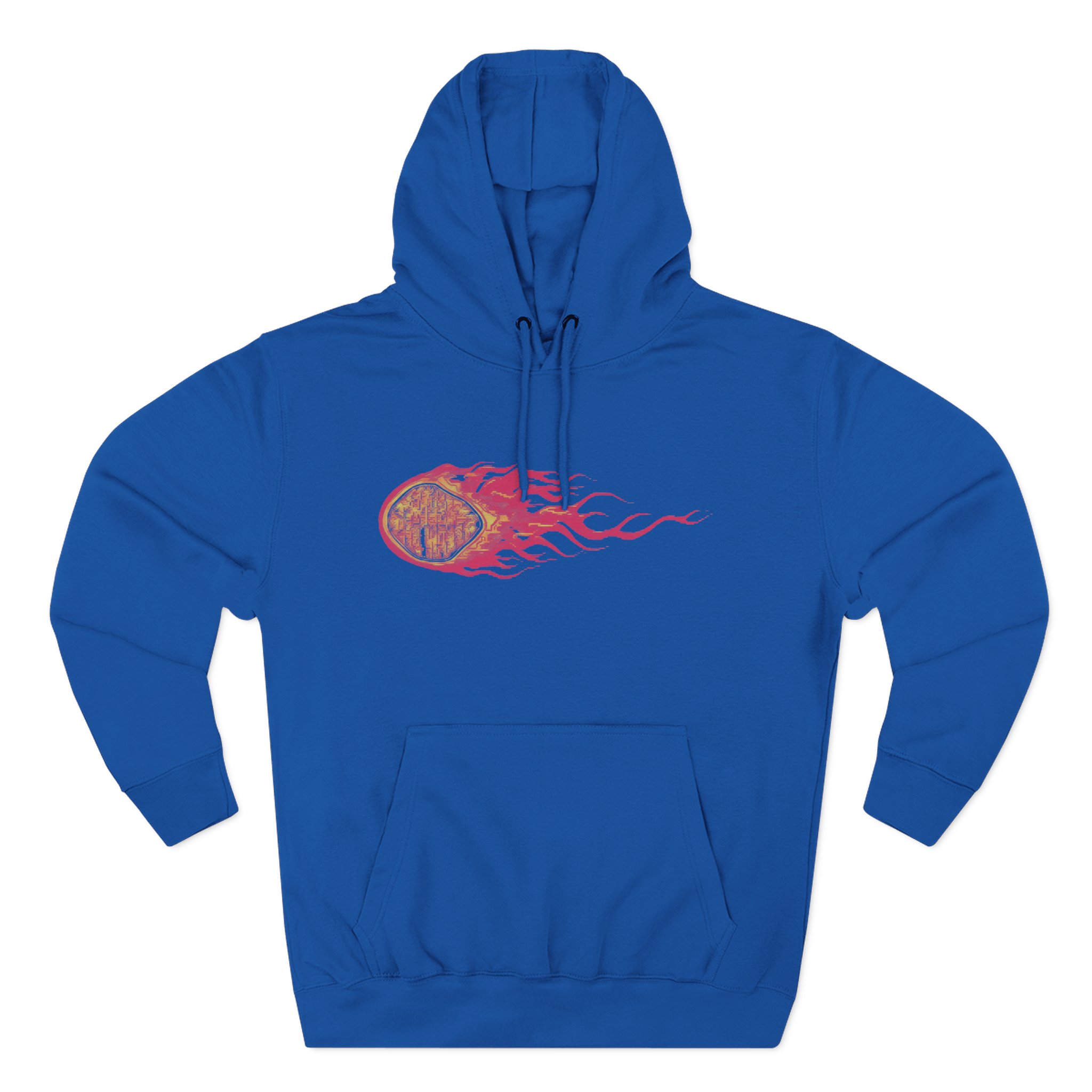 Show Me the Body Ttw Flame Three-Panel Fleece Hoodie