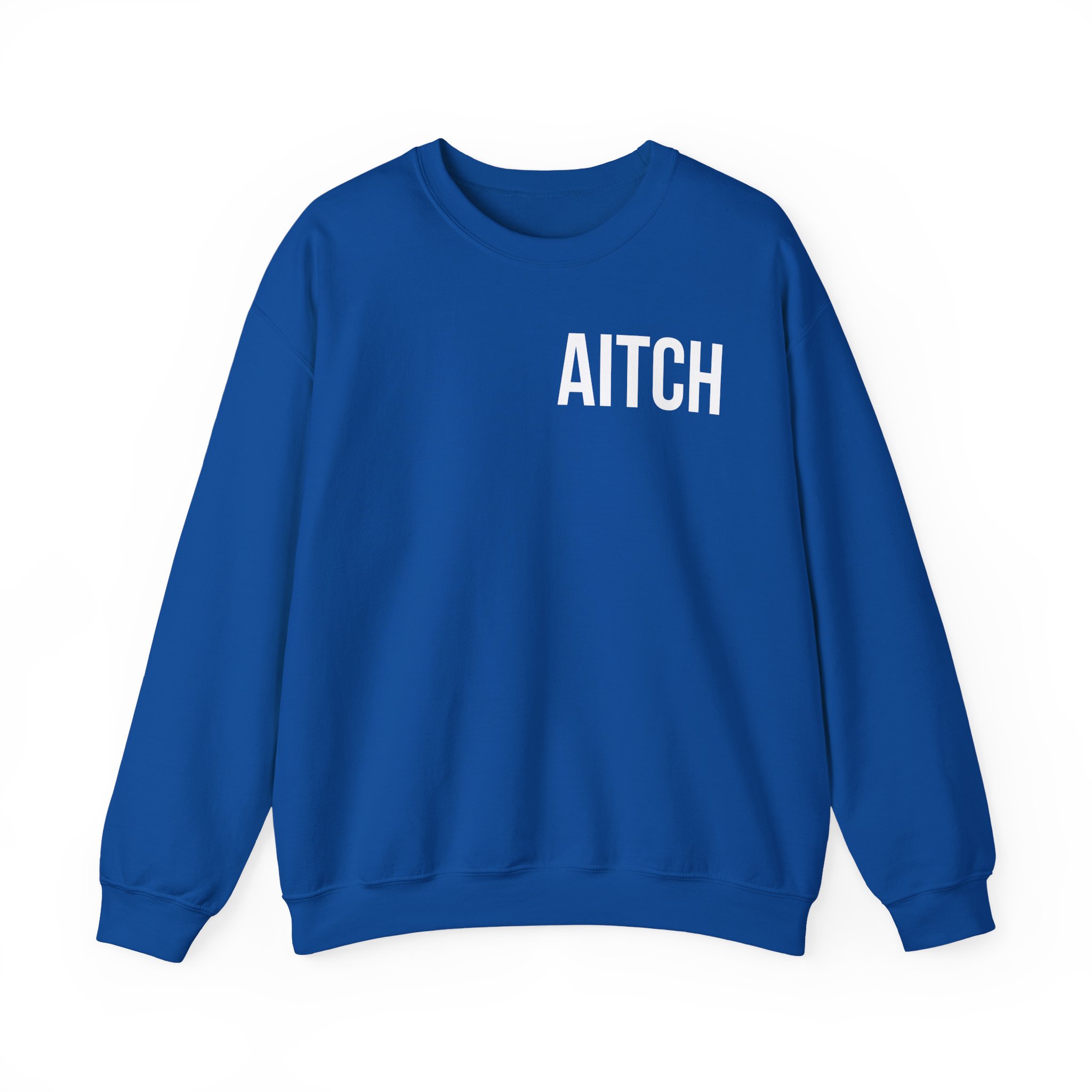 Aitch Pocket Logo Unisex Heavy Blendâ„¢ Crewneck Sweatshirt