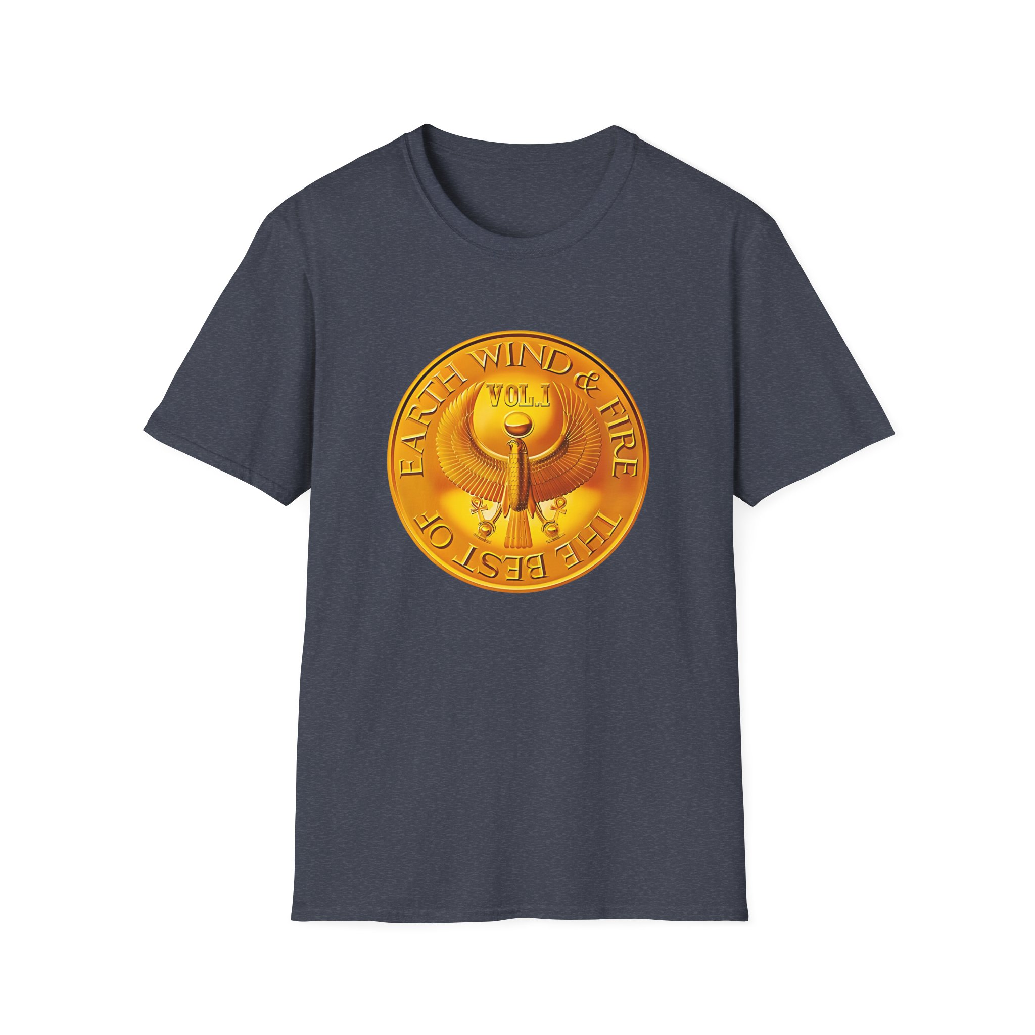 Earth Wind & Fire Medallion Teal Unisex Softstyle T-Shirt