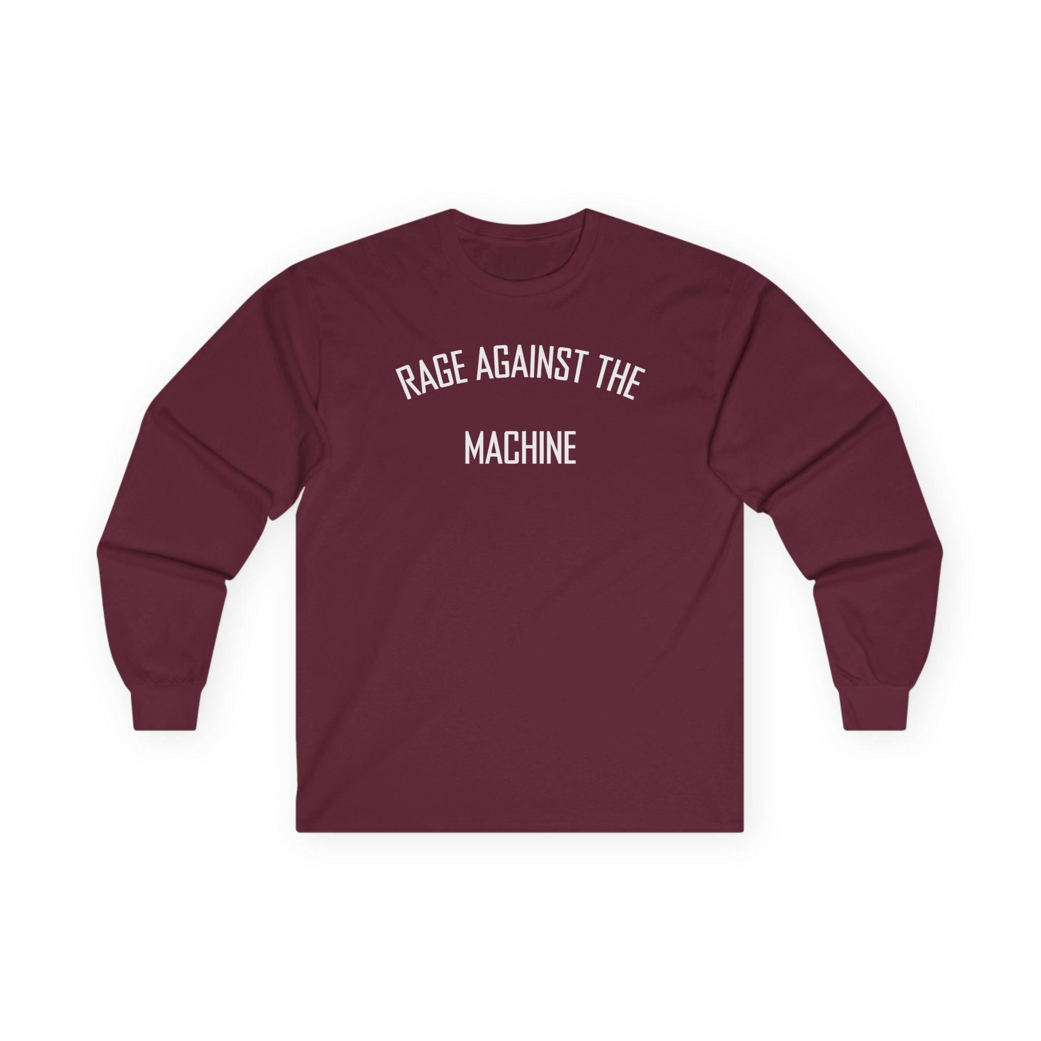 Rage Against the Machine Ratm Text Unisex Ultra Cotton Long Sleeve Tee