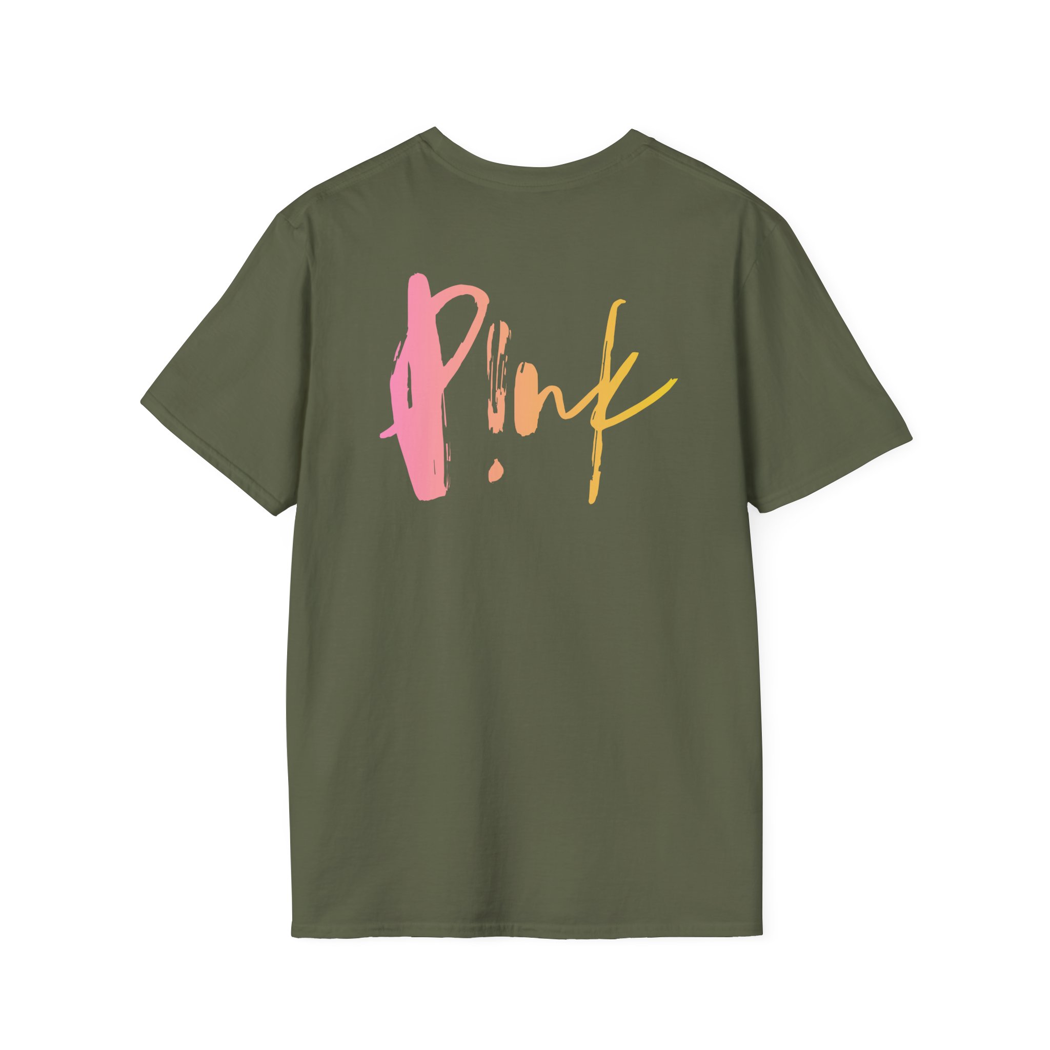 P!nk Gradient Cover Me in Sunshine Unisex Softstyle T-Shirt