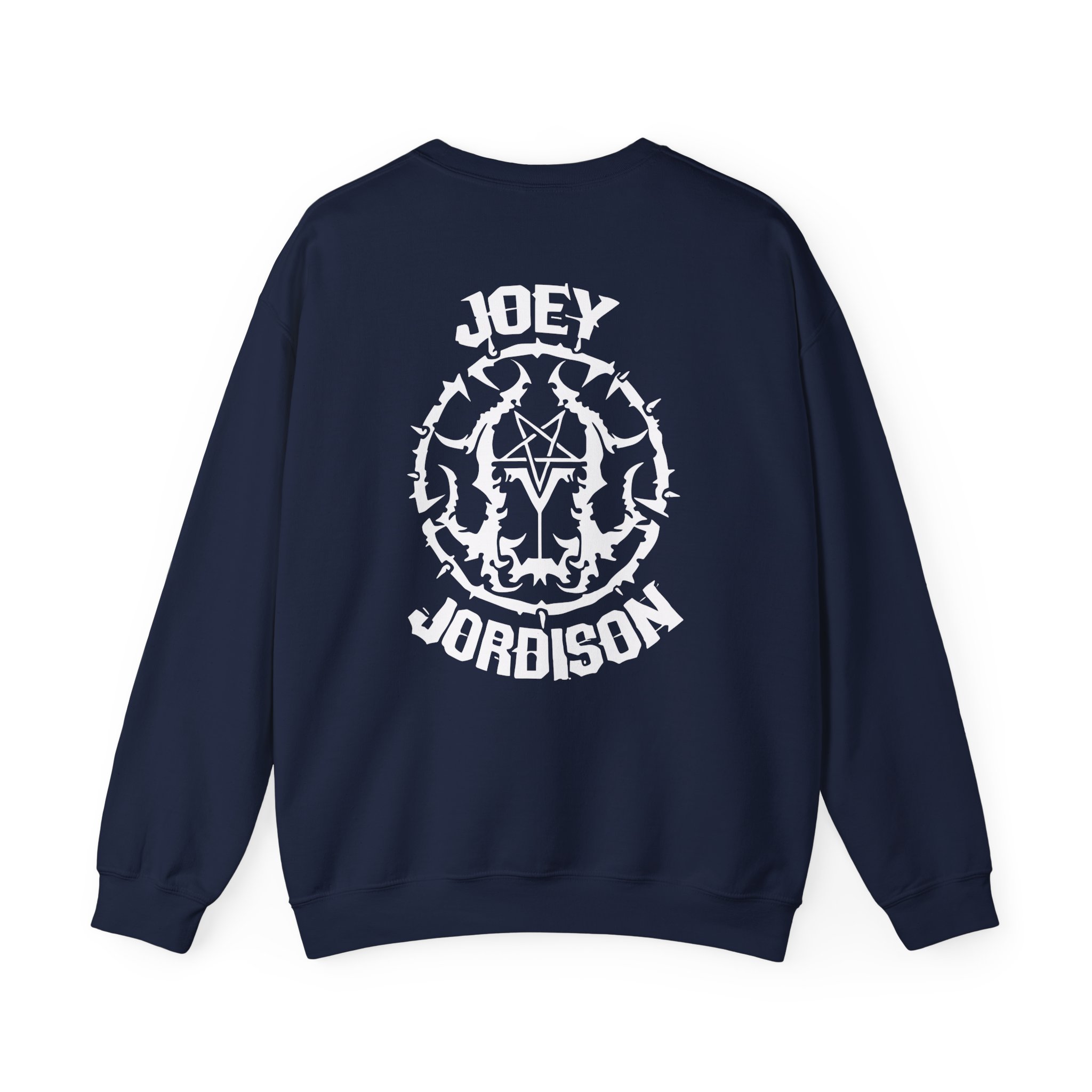 Murderdolls Joey Jordison Joey Cat Blood Mask Unisex Heavy Blendâ„¢ Crewneck Sweatshirt