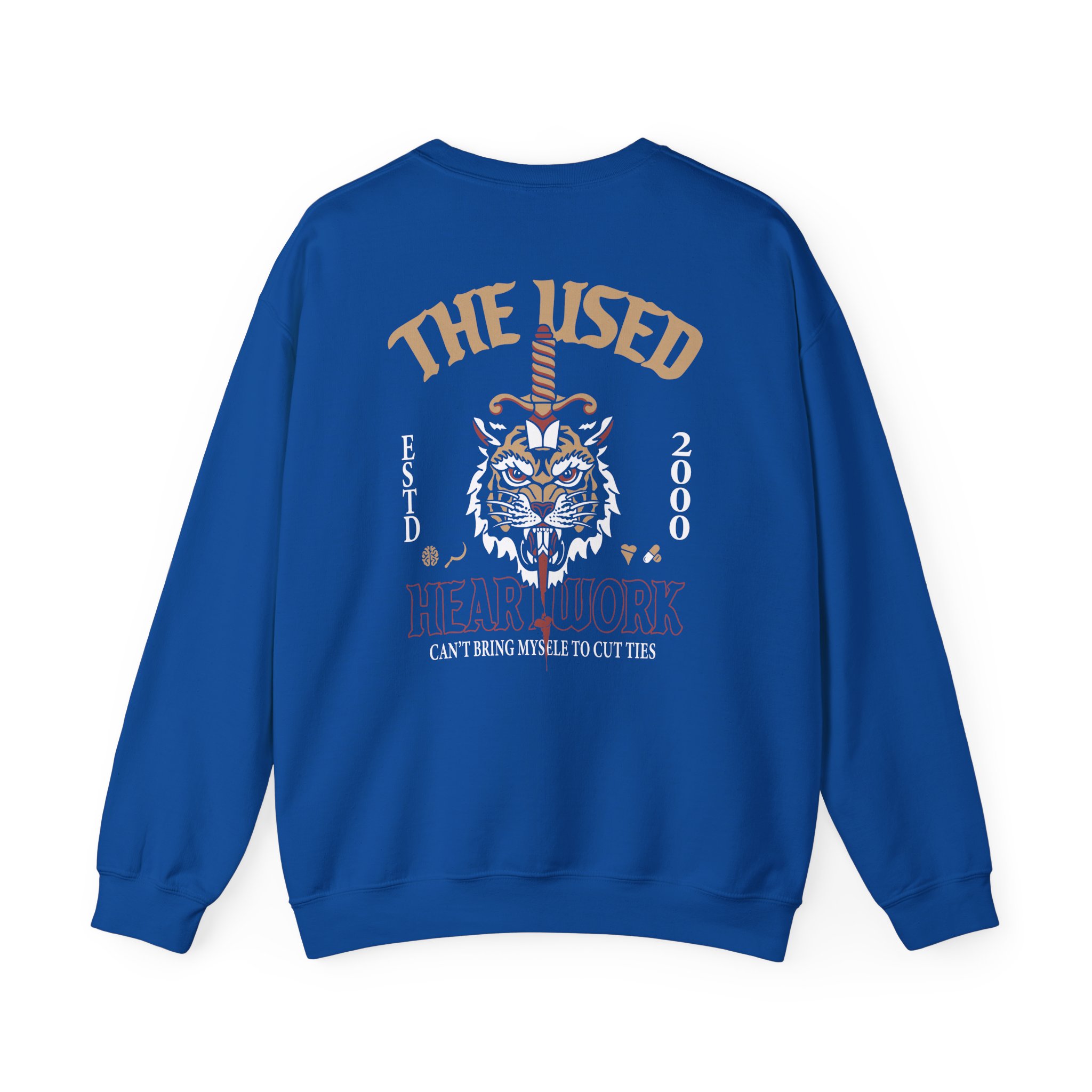 The Used Self Titled 25 Year Unisex Heavy Blendâ„¢ Crewneck Sweatshirt