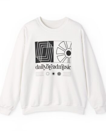 Daily Bread Tri Flower Unisex Heavy Blend™ Crewneck Sweatshirt