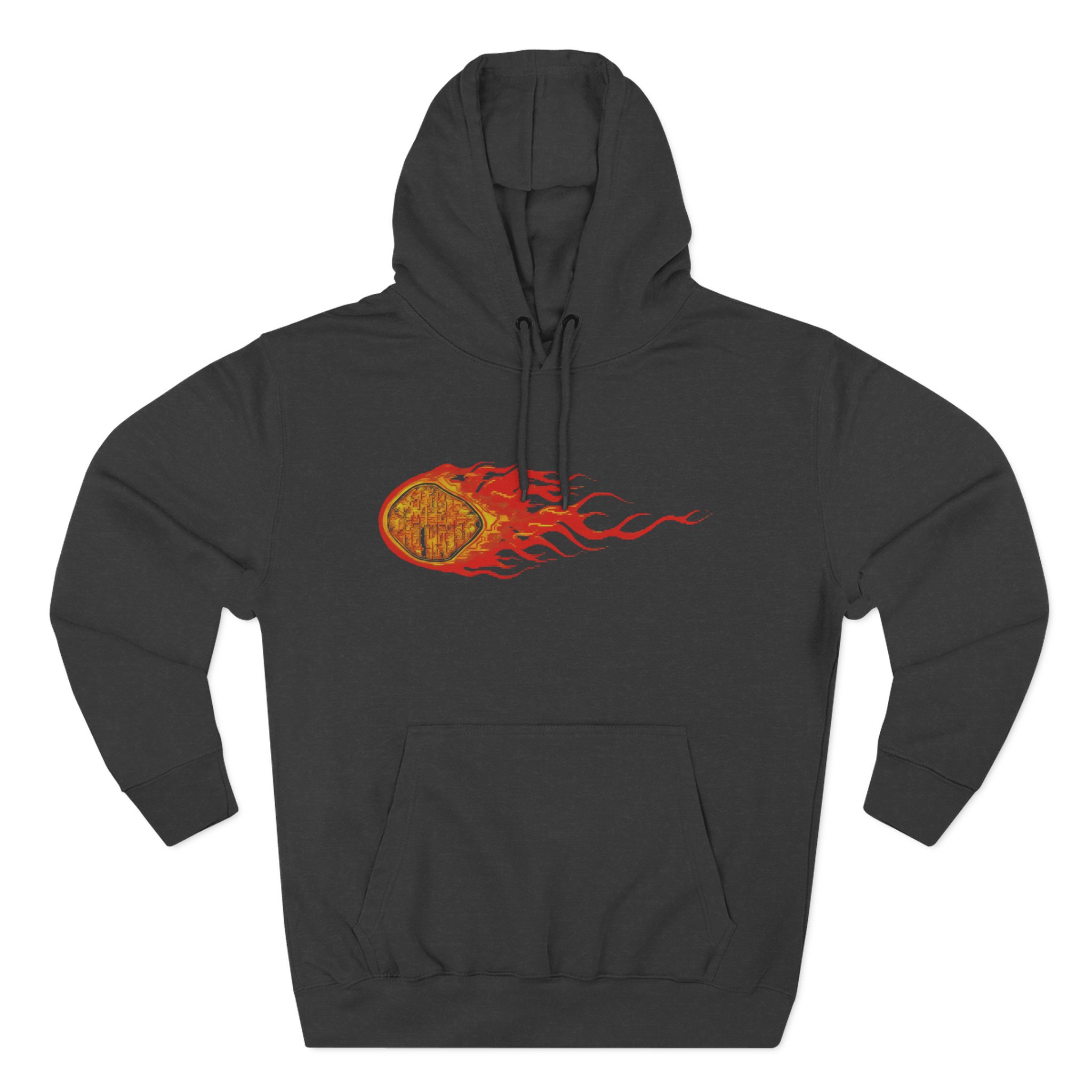 Show Me the Body Ttw Flame Three-Panel Fleece Hoodie